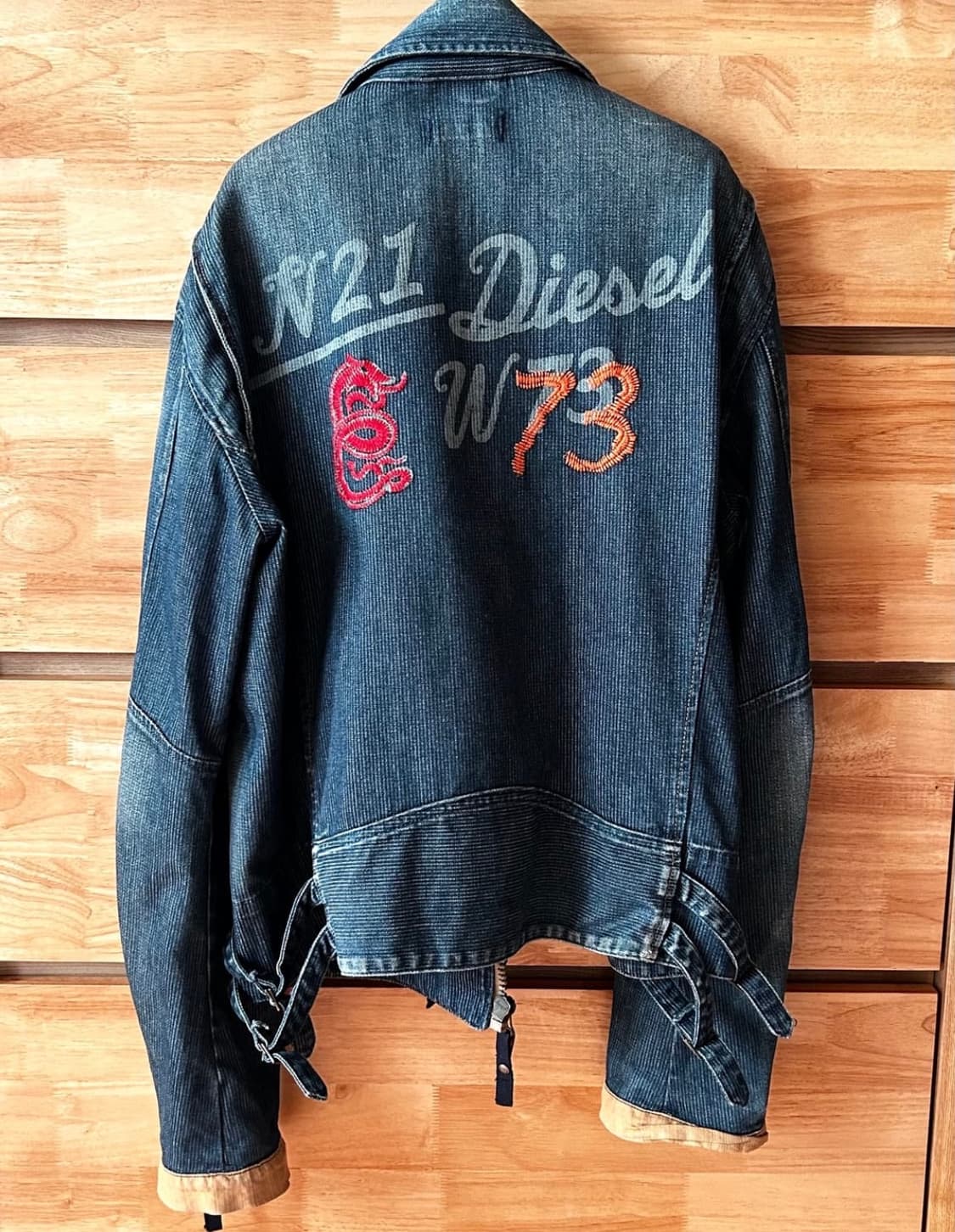 디젤 데님 라이더자켓 상품이미지2