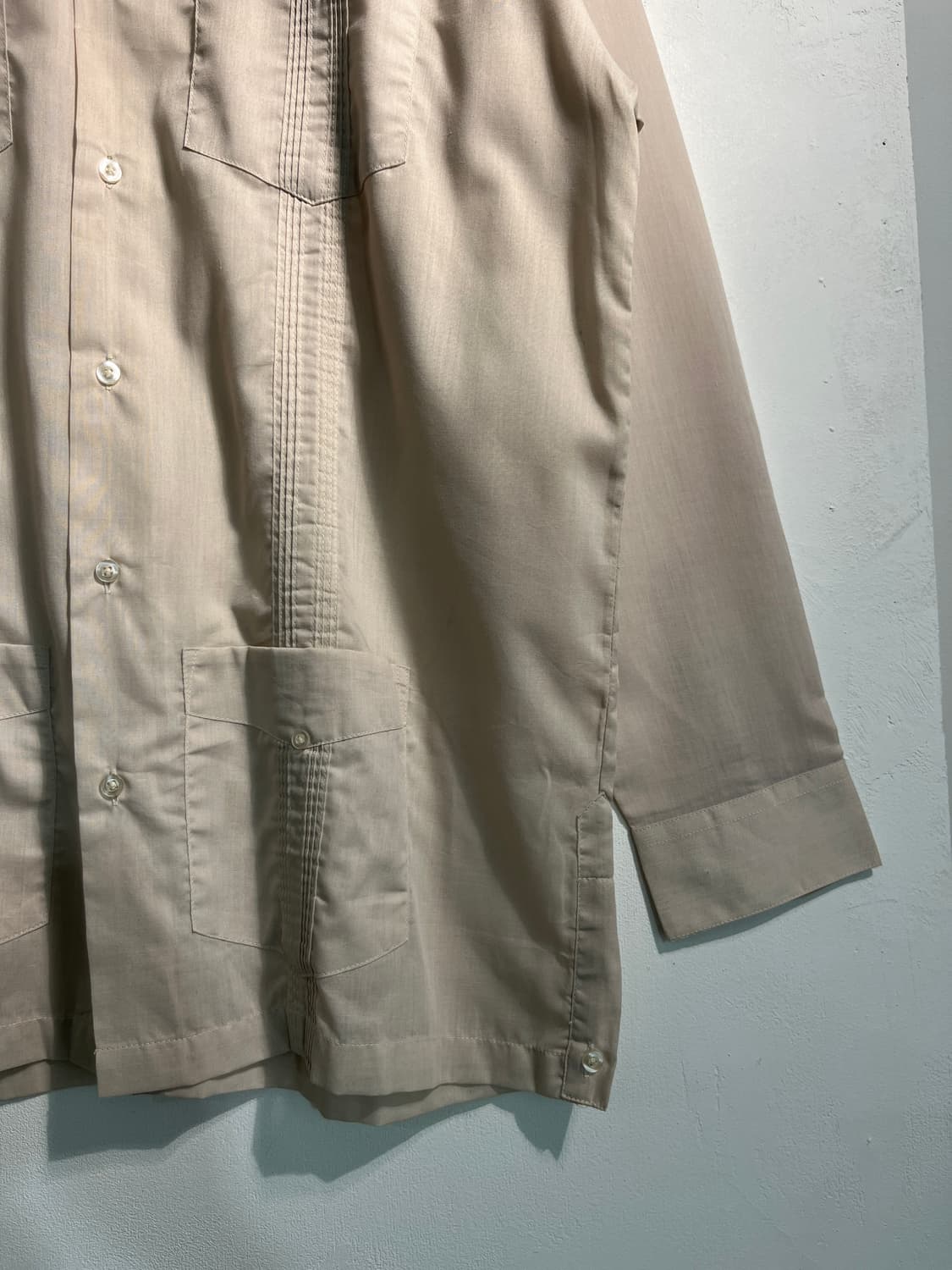 Guayabera shirts (쿠바 셔츠) 긴팔 M 상품이미지4