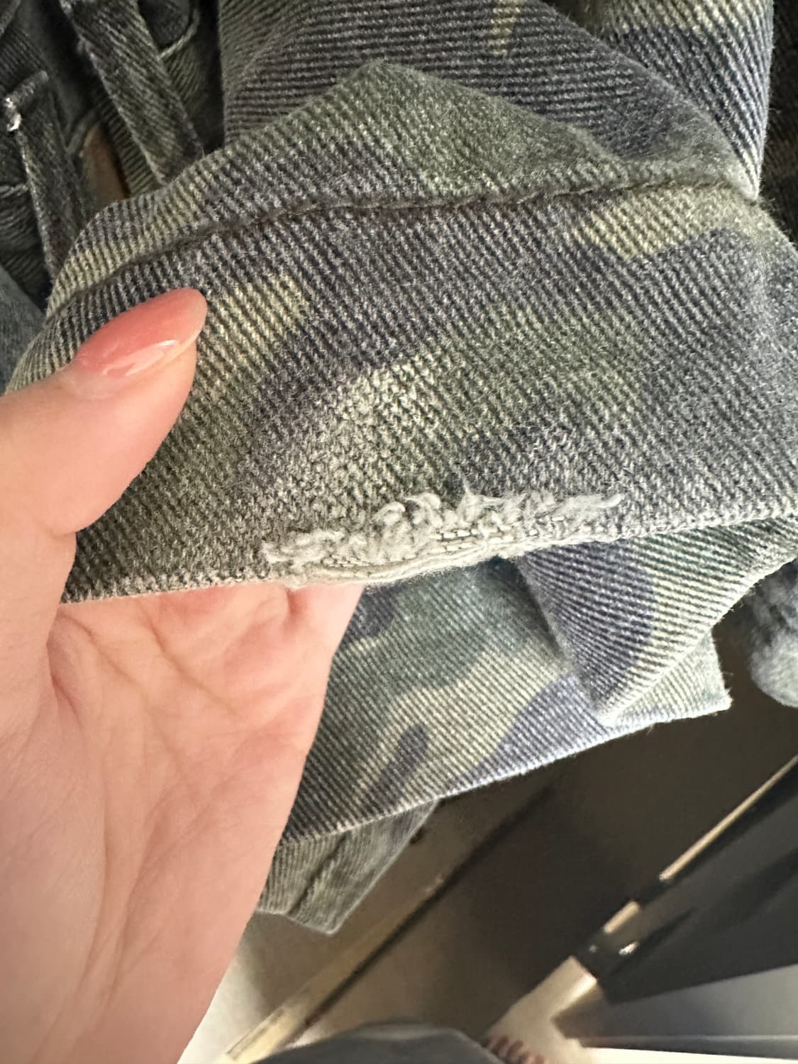 어반드레스 Ribbon Wide Cargo Pants CAMO 상품이미지2