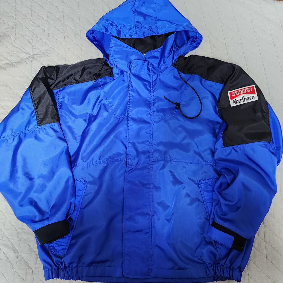 [XL] 90s 말보로 프로모 빈티지 블루 윈드브레이커 자켓 상품이미지1