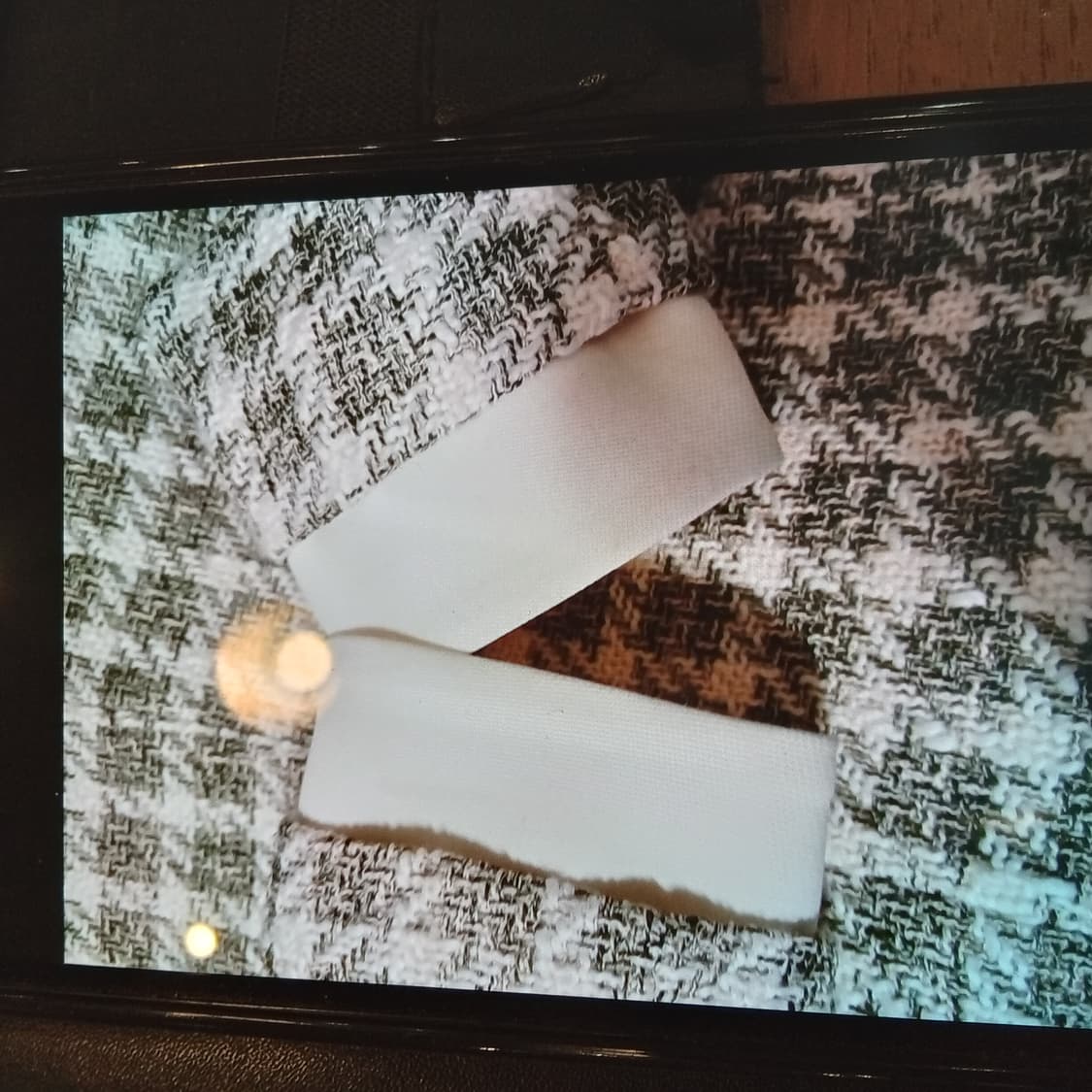 자라 트위드 크롭 스트럭처 로즈 자켓 상품이미지4