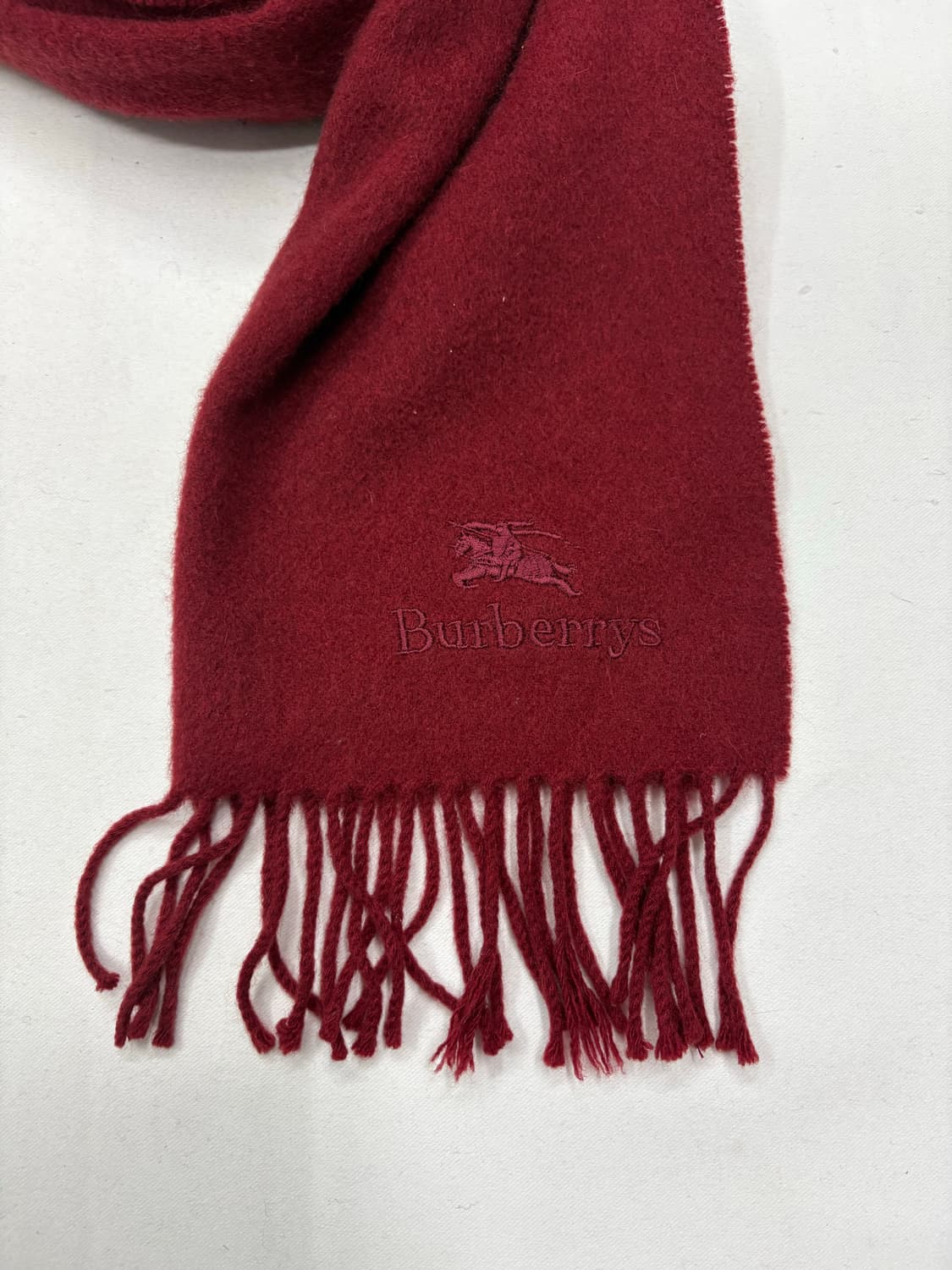 버버리 버건디 머플러 목도리 상품이미지2