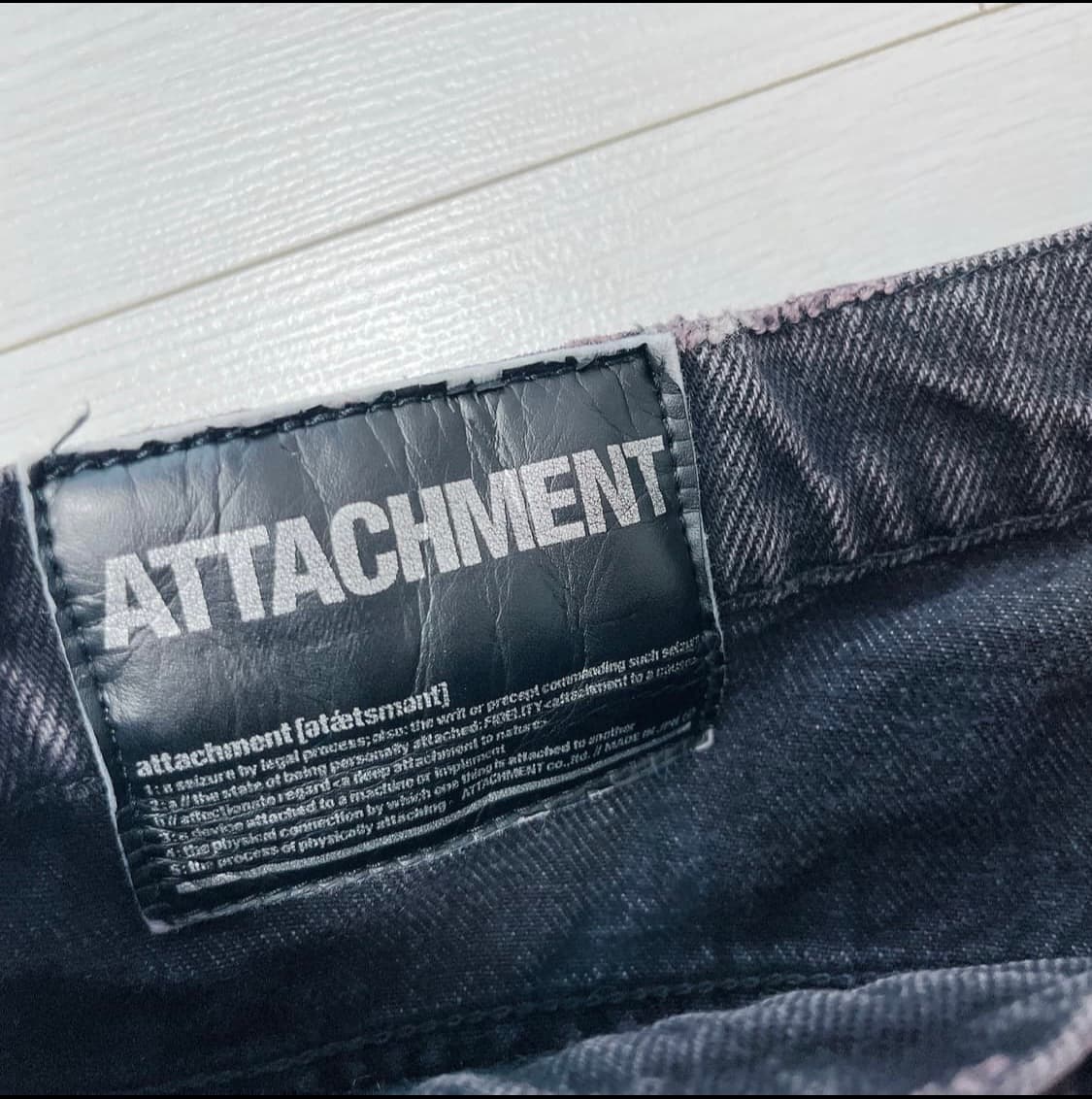 Attachment damage denim pants 상품이미지3