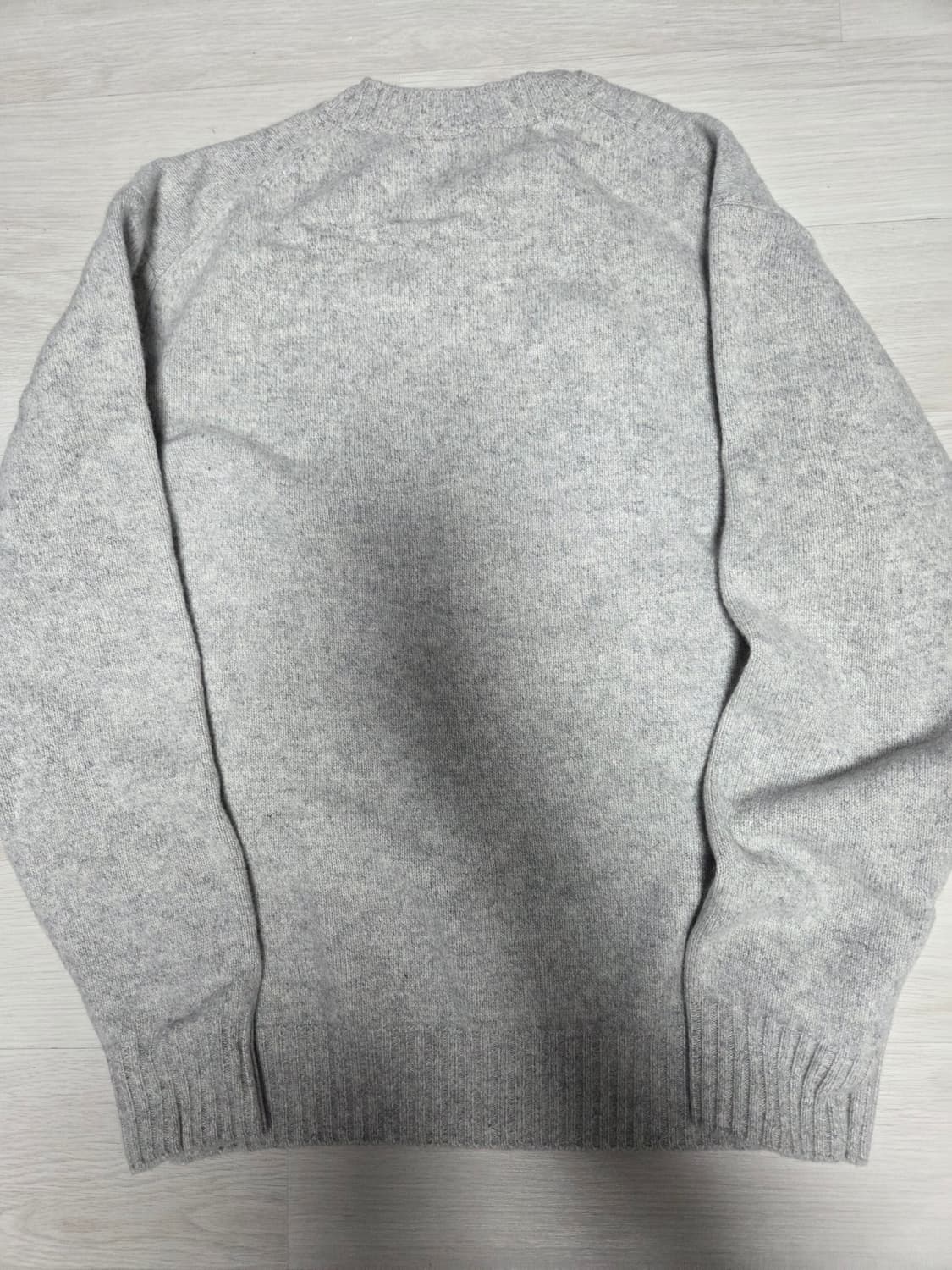 유니온블루 니트 v2 L 멜란지그레이 상품이미지4