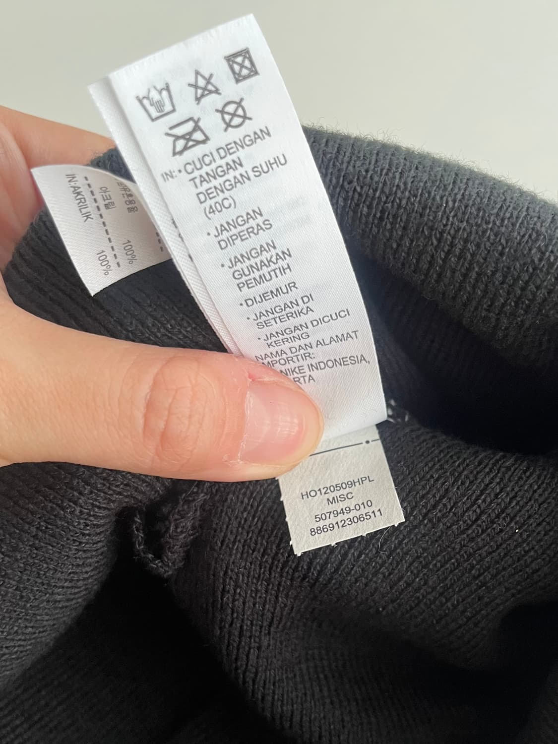 F) 나이키 조던 비니 블랙 상품이미지4