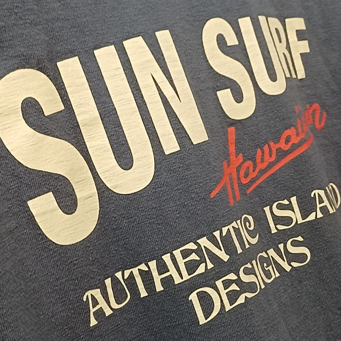 일본정품 선서프 면 라운드 반팔 티 남성 L 면티 챠콜 사랑봉봉 상품이미지8