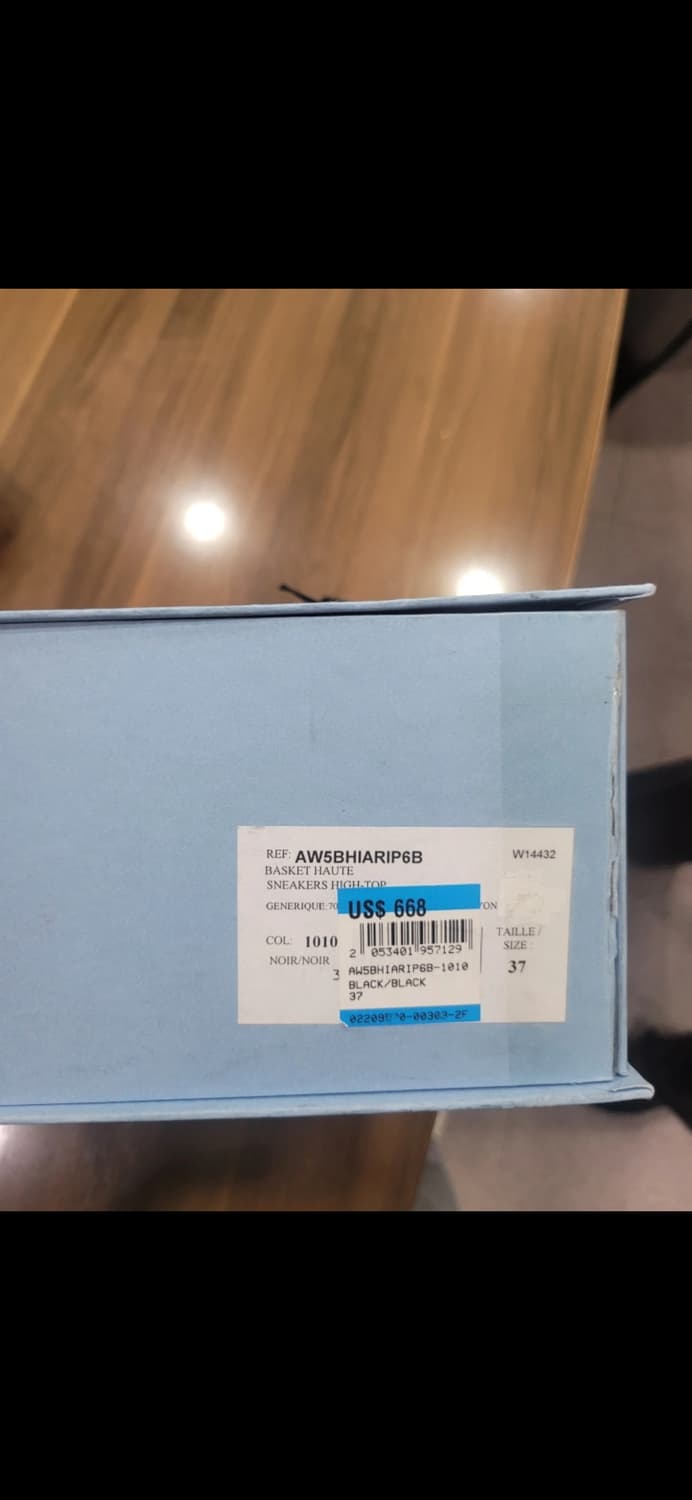 랑방 하이탑 스니커즈 37사이즈 상품이미지5