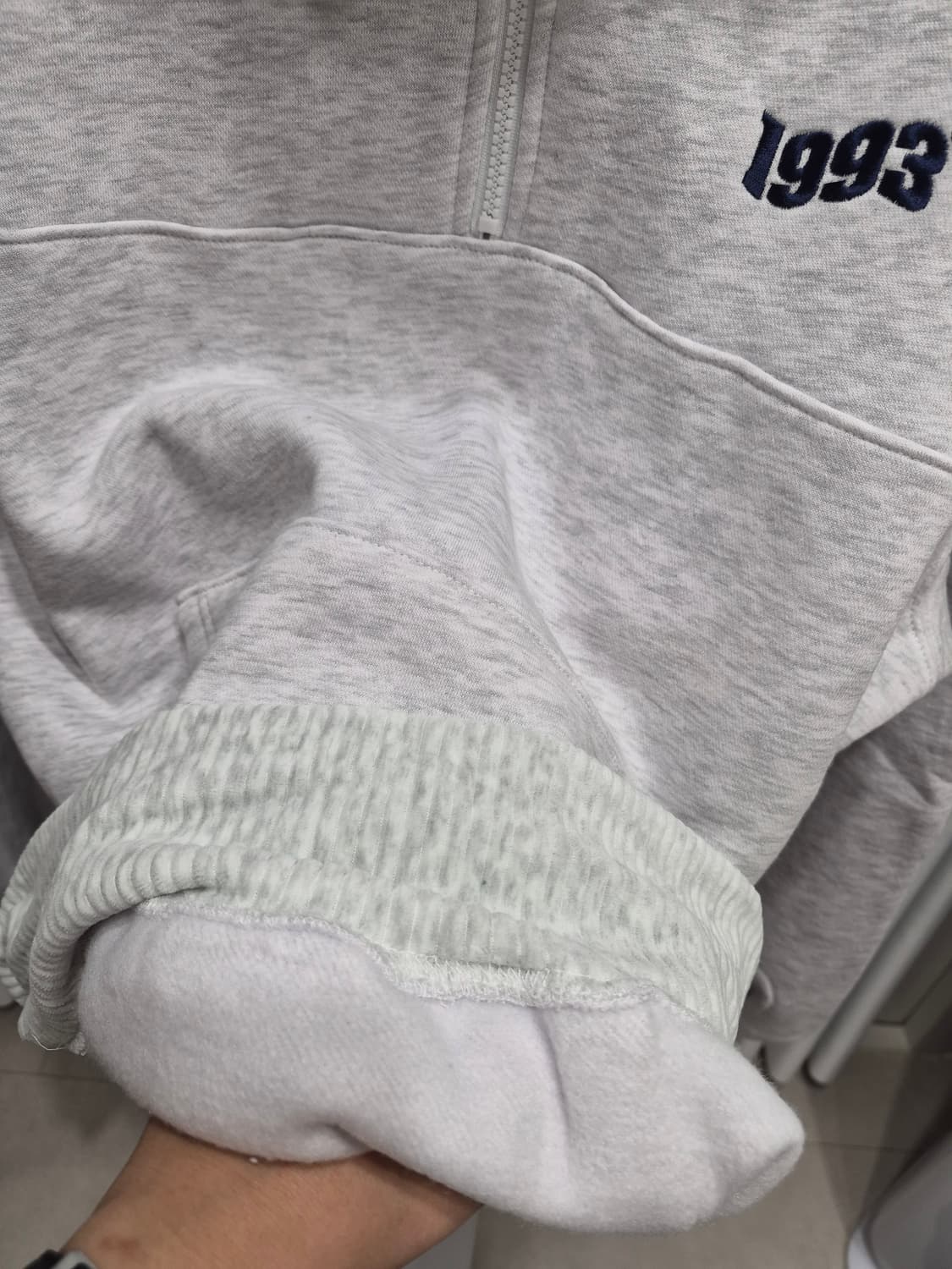 1993스튜디오 하이넥집업 맨투맨(택있는 새상품) 상품이미지5