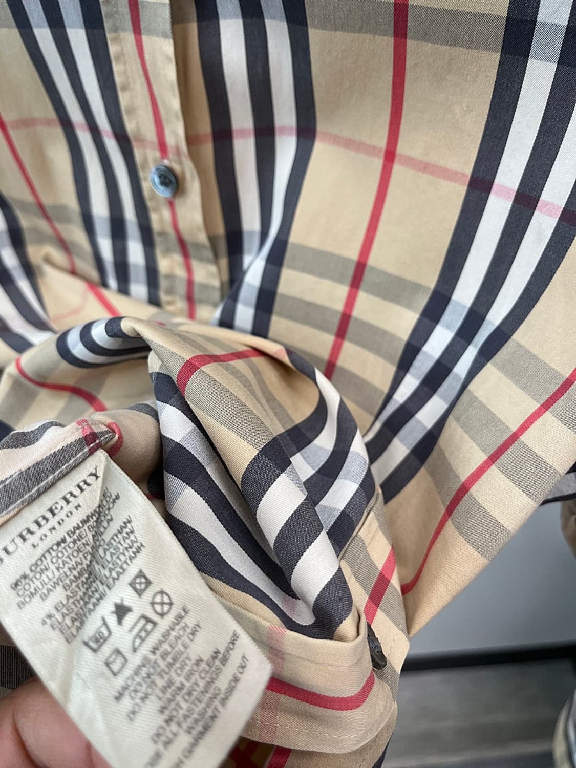 여) 버버리 런던 체크셔츠  상품이미지6