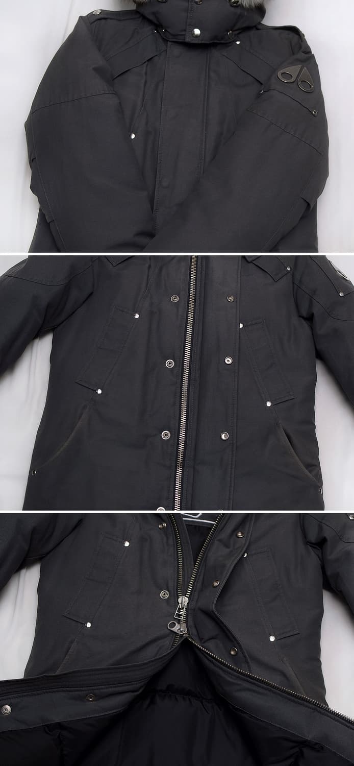 무스너클 스틸링 그레이 화이트 폭스퍼 다운 롱패딩 (XS / 90-95) 상품이미지5