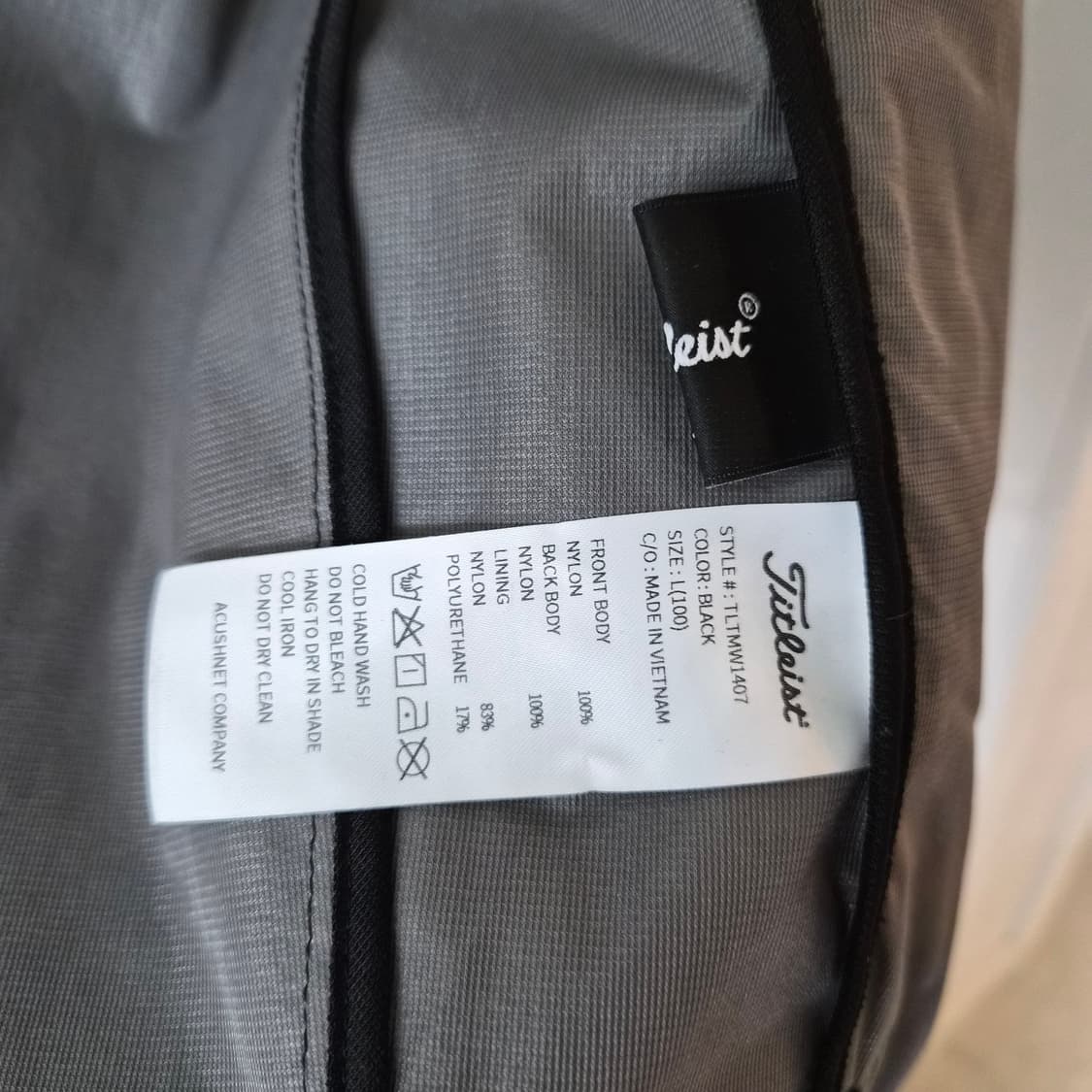 타이틀리스트 투어핏 남자 쟈켓 L 상품이미지5