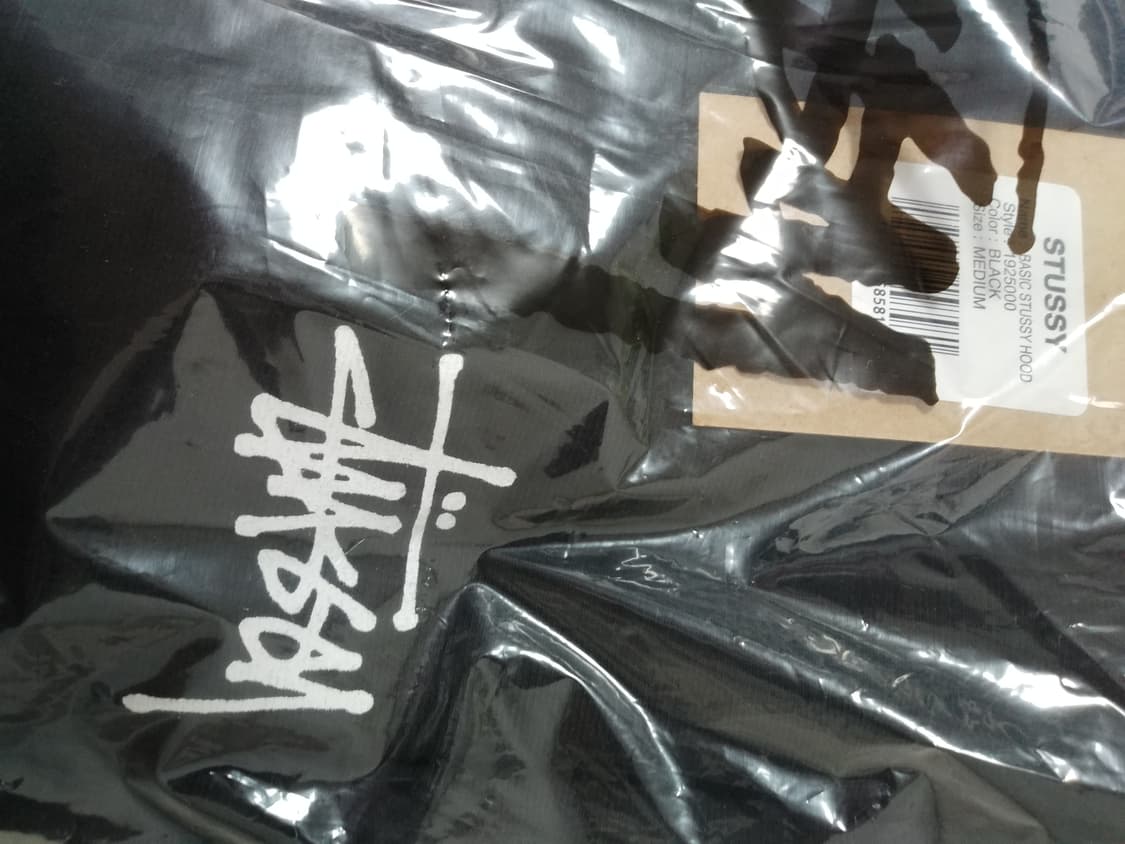M) stussy 후드티 블랙 상품이미지2