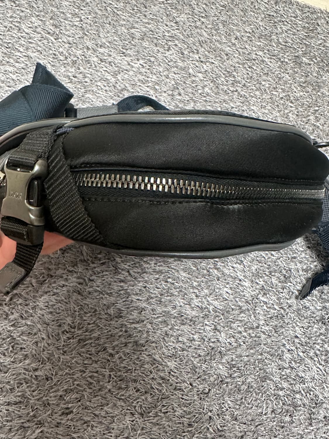 디올 X 사카이 새들백 블랙 상품이미지7