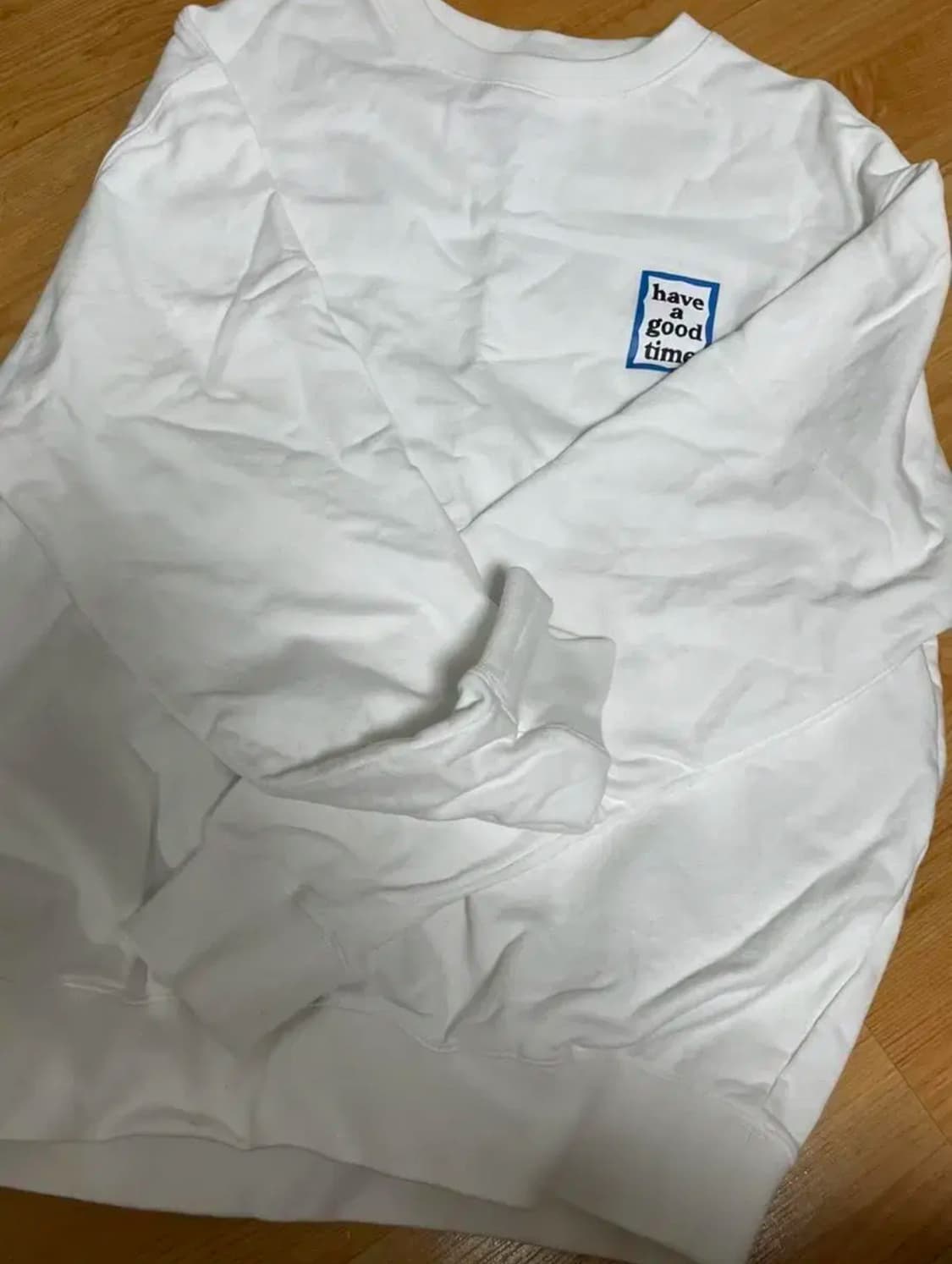 해브어굿타임 맨투맨(L) 상품이미지1