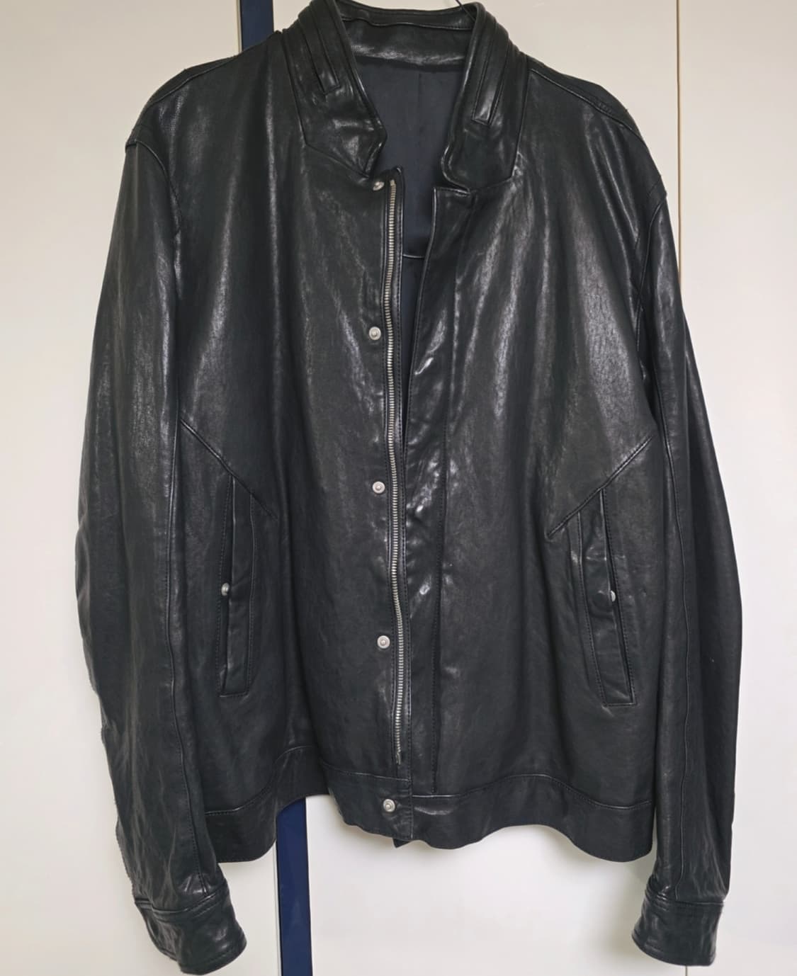 지이크 차이나 양가죽자켓 새상품 105 급처합니다99만원->35 상품이미지1