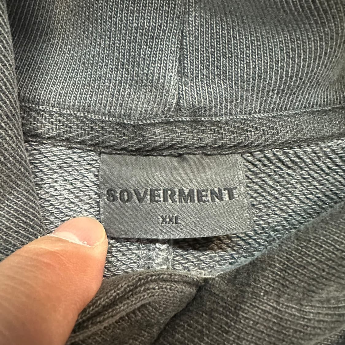 소버먼트 가먼트다이 헤비스웻 후드티 상품이미지5