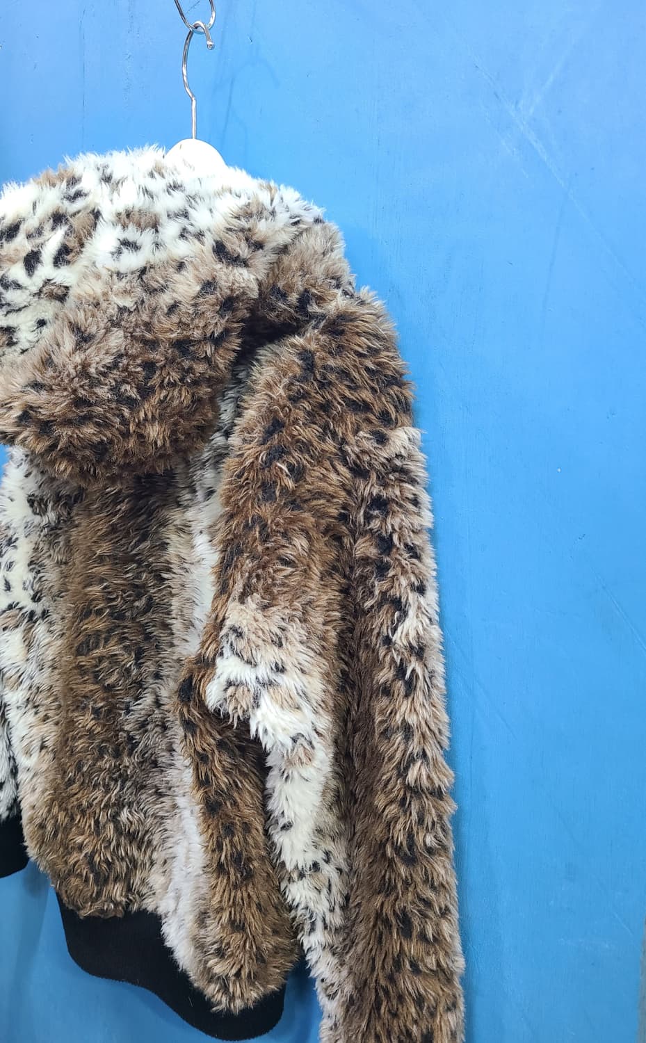 일본 빈티지 레오파드 호피털 퍼후드자켓like떠그클럽 상품이미지7