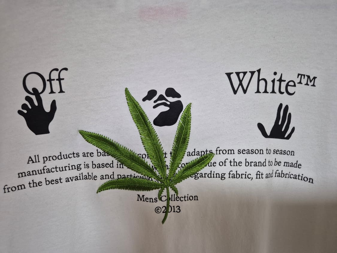 오프화이트 핸드로고 상품이미지1