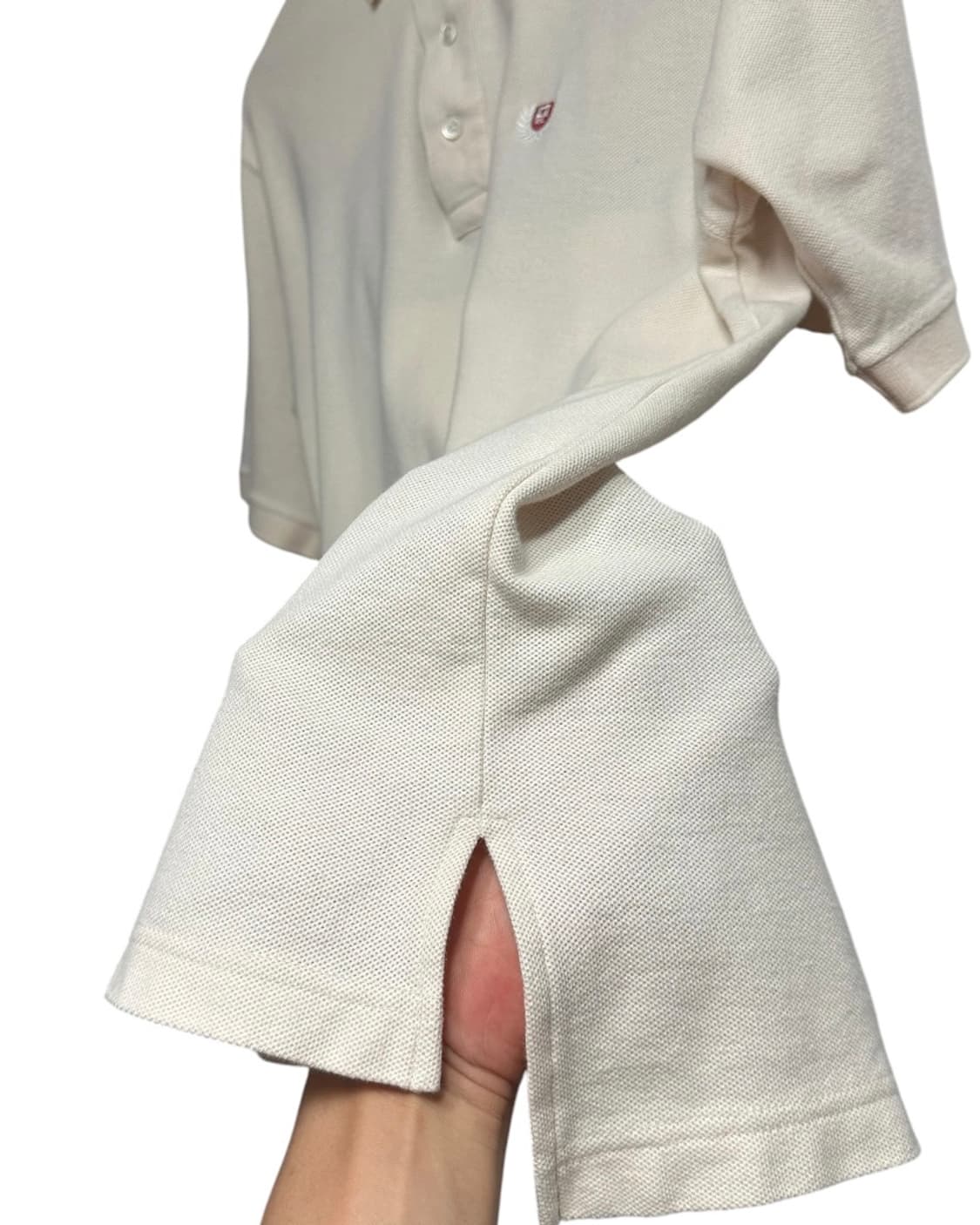 챕스 랄프로렌 골프 월계수 로고 카라 반팔티 아이보리 M size 상품이미지5