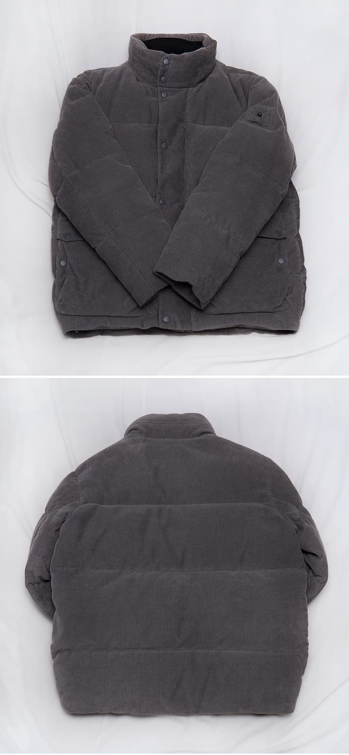 시리즈 (series) 투르쿠 코듀로이 헤비 구스다운 숏패딩 (100+) 상품이미지3