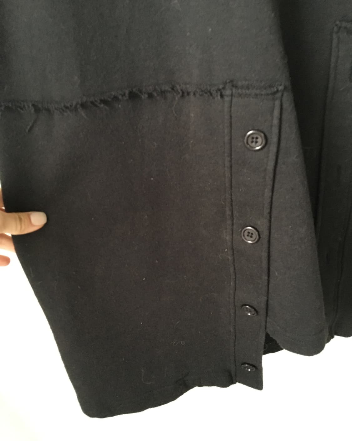 Grunge detail hood long onepiece 상품이미지6