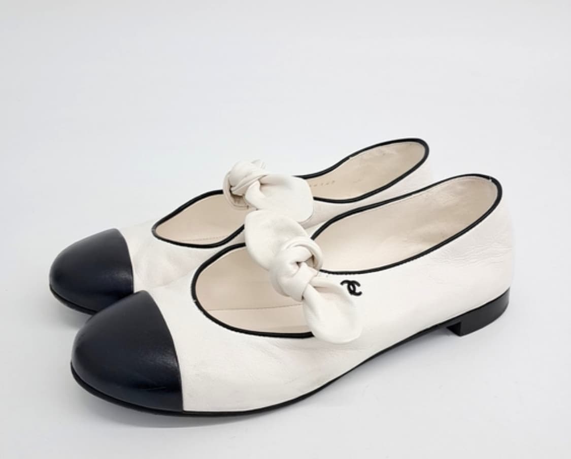 샤넬 발레리나 플랫슈즈 리본 (제니착용) 상품이미지2