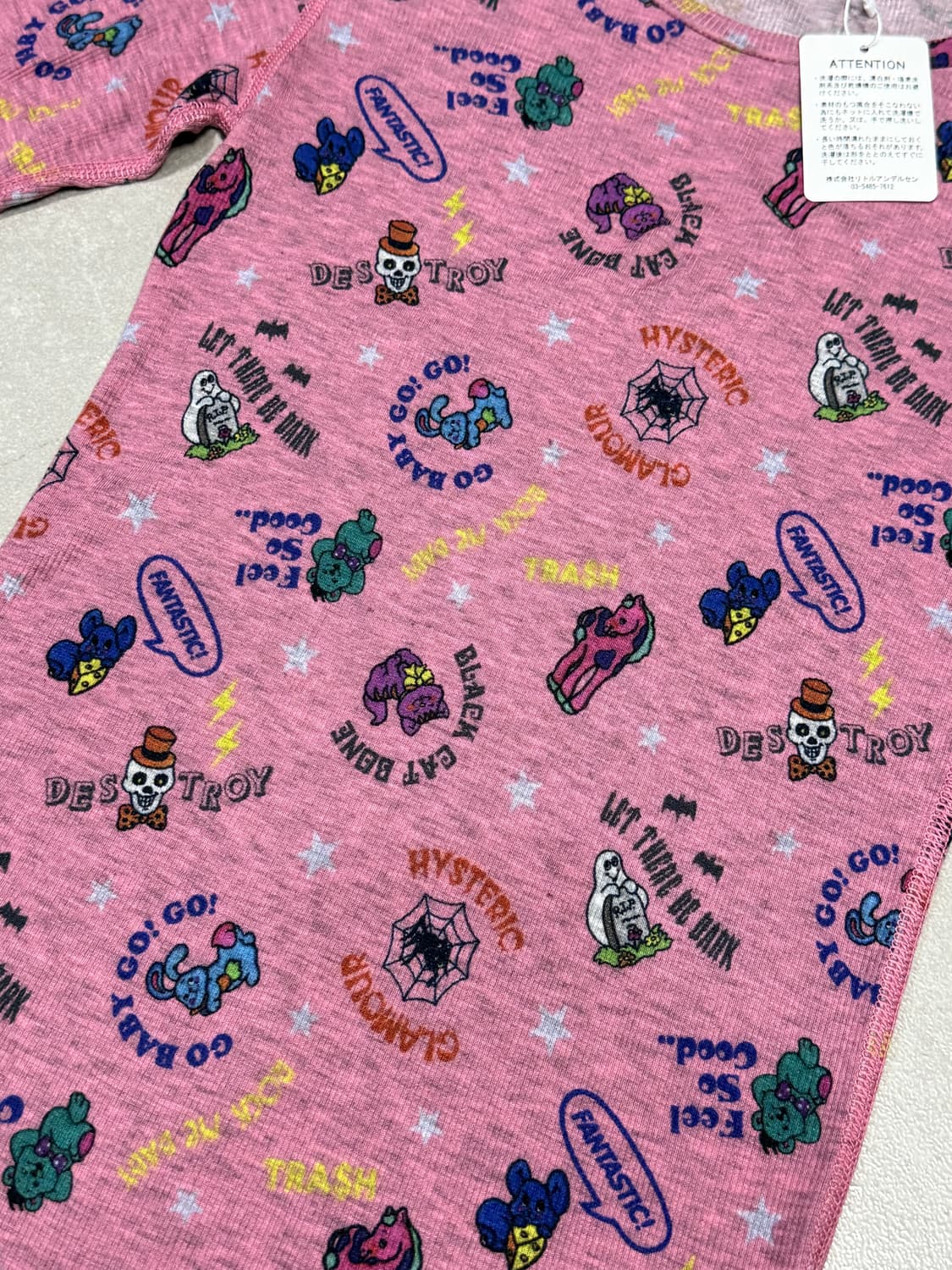 히스테릭 글래머 아카이브 귀여운 패턴 롱슬리브 새 상품 상품이미지2