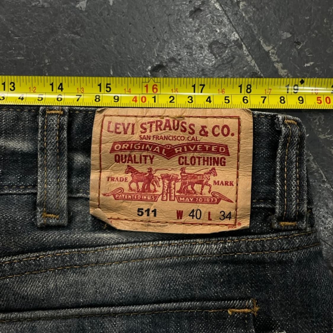 40 리바이스 511 오버사이즈 데님팬츠 상품이미지8