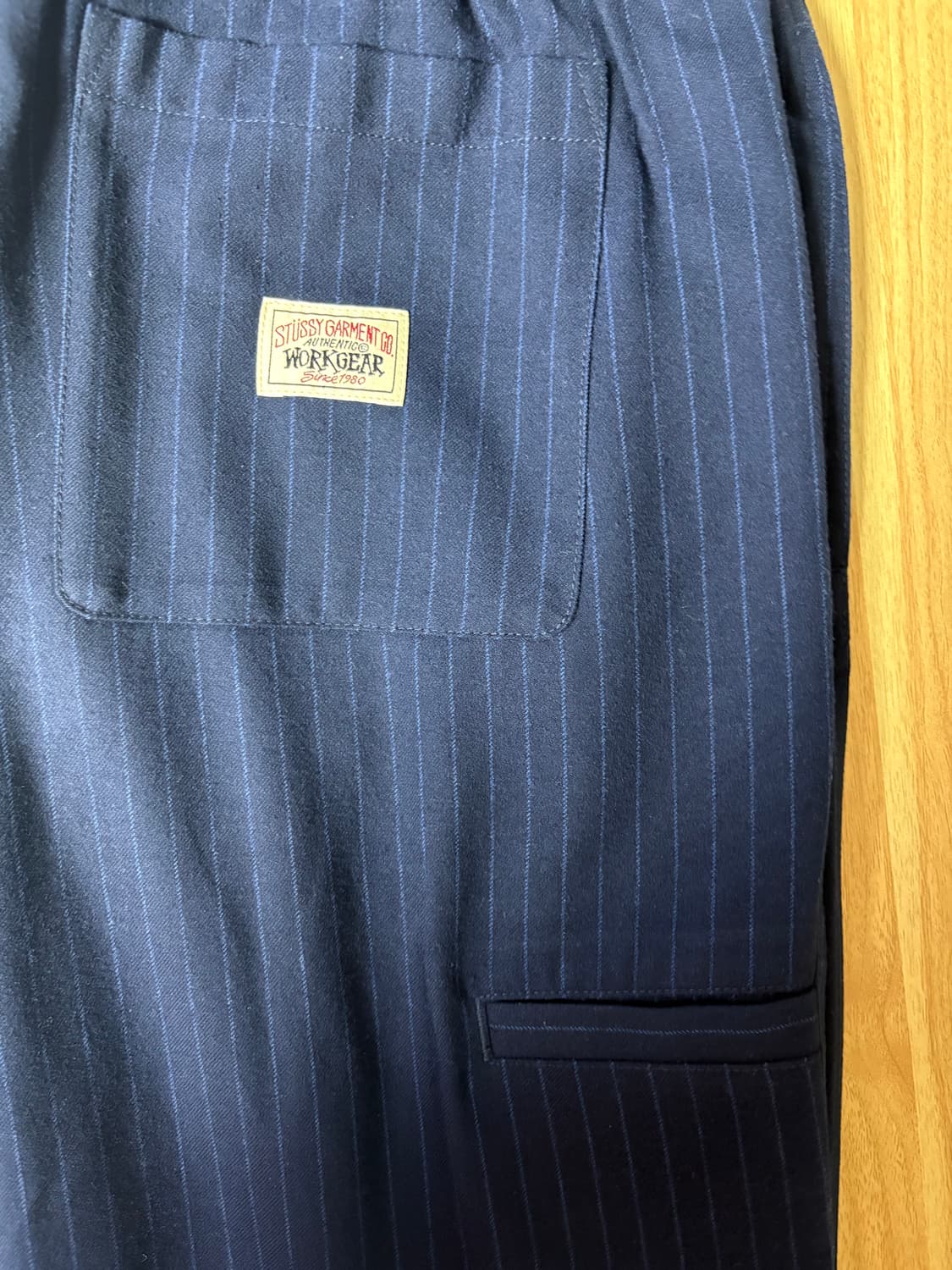 스투시 울 스트라이프 비치 팬츠 (XL) 상품이미지3