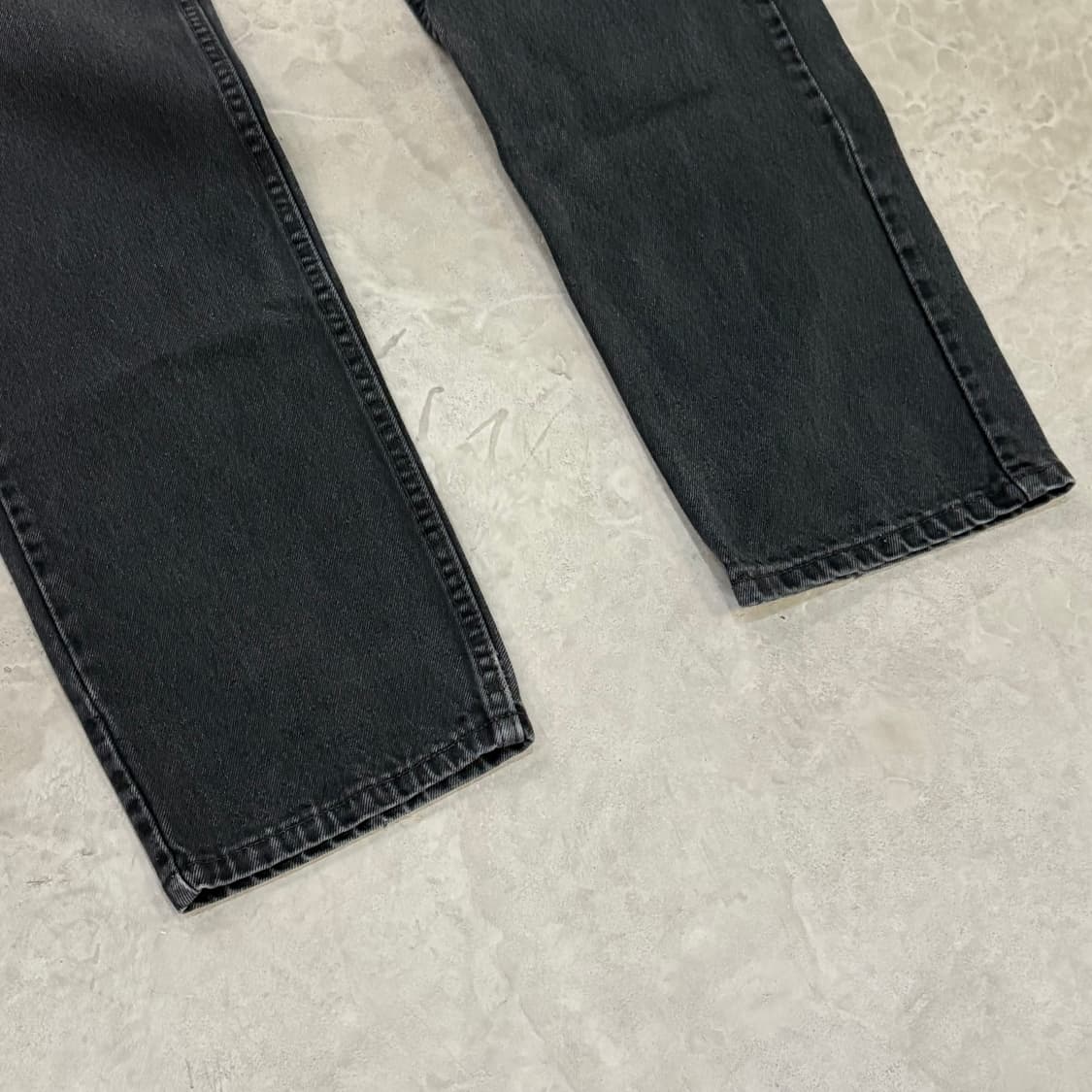 [36/34] 90s USA🇺🇸 리바이스 505 오렌지 탭 블랙 흑청 상품이미지2