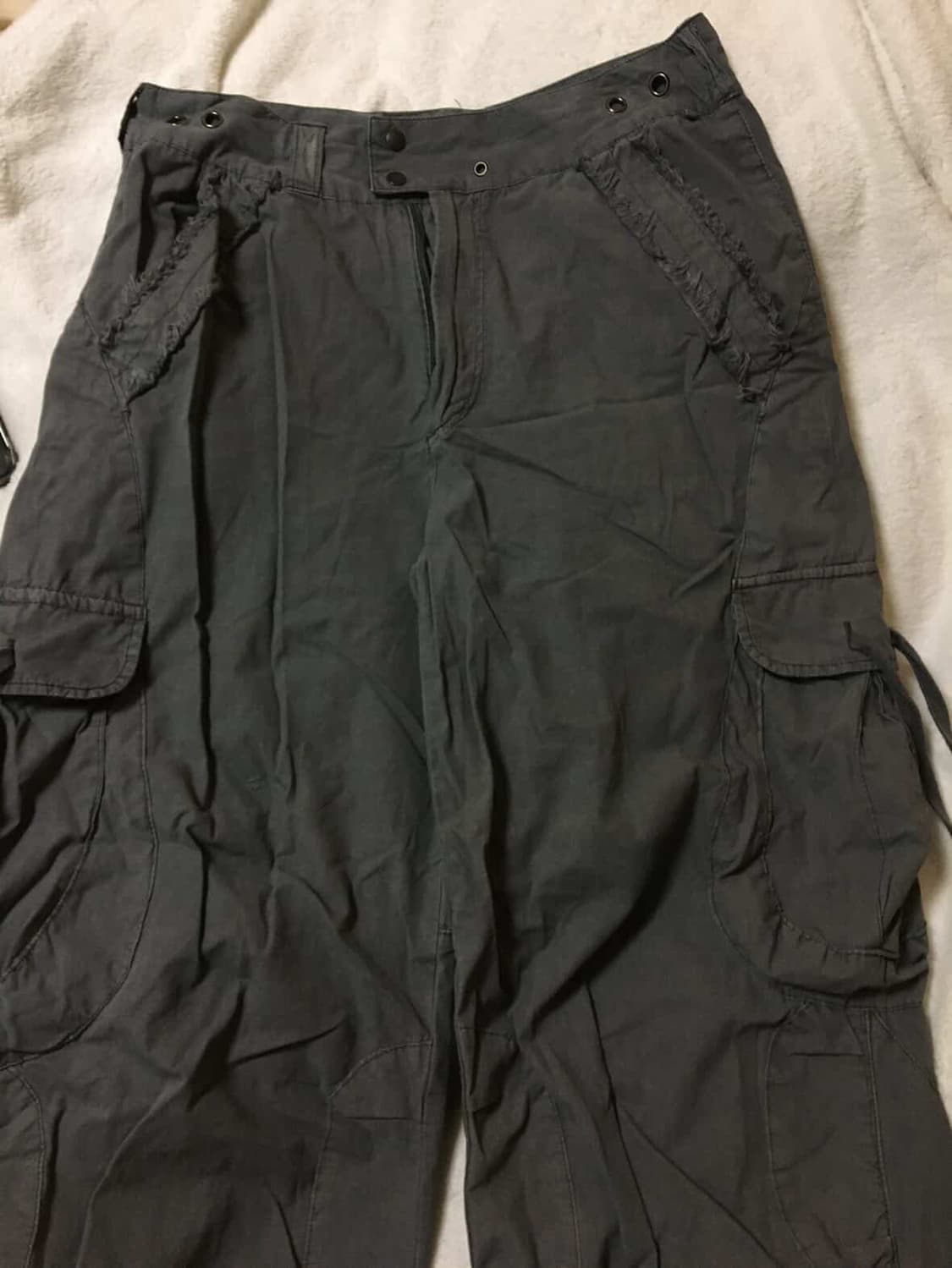 [2] 코이세이오 로우 엣지 포켓 팬츠 차콜 상품이미지2