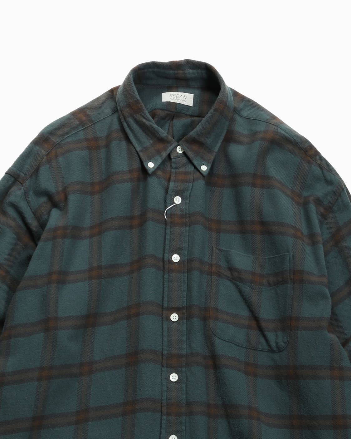 SEDAN ALL-PURPOSE Plaid Flannnel Shirt 상품이미지3
