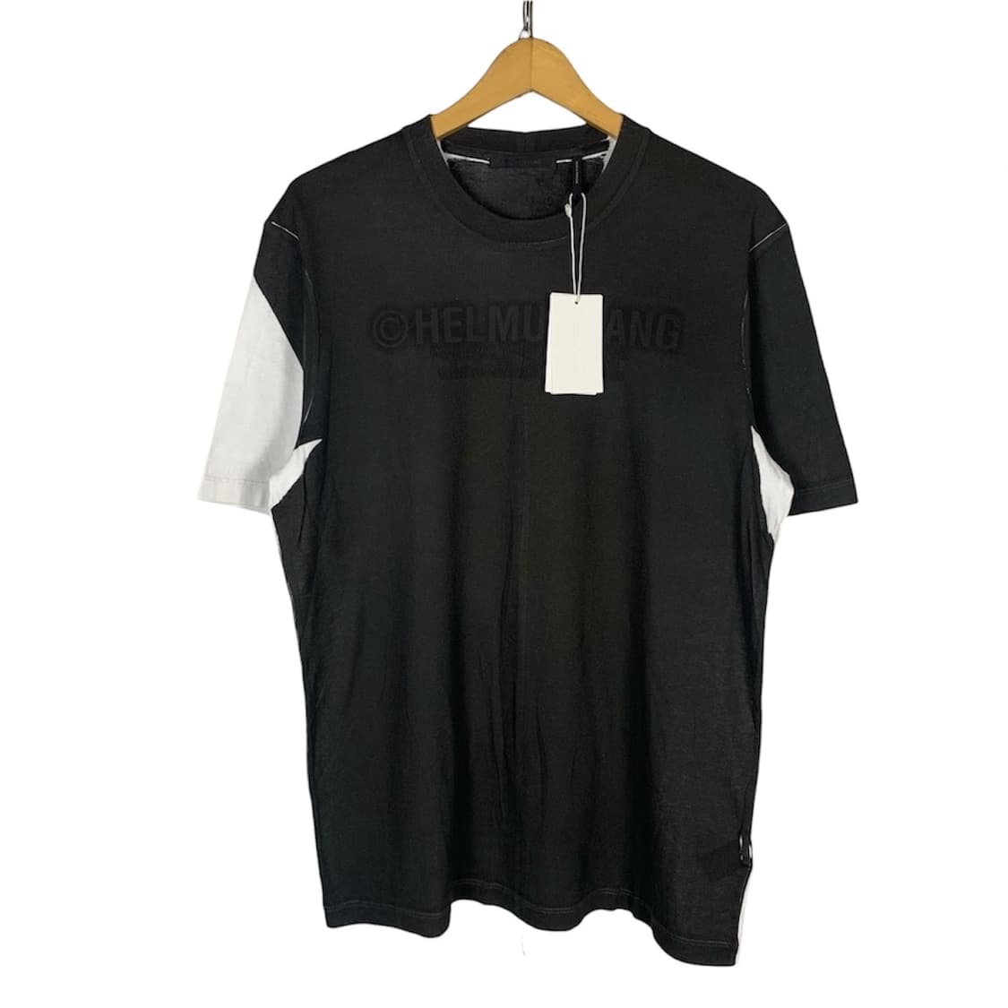 헬무트랭 로고 스프레이 페인트 티셔츠 (M) 상품이미지1
