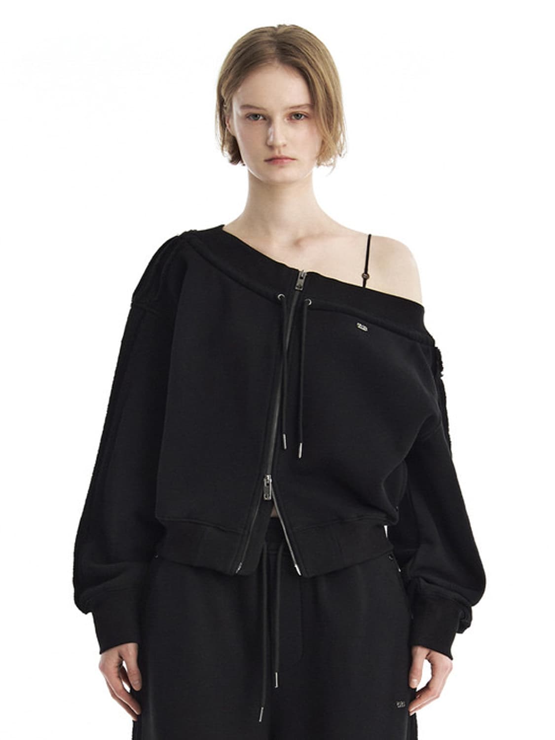 트리밍버드 오프숄더 집업 TMB Off-Shoulder Sweat Set 상품이미지1