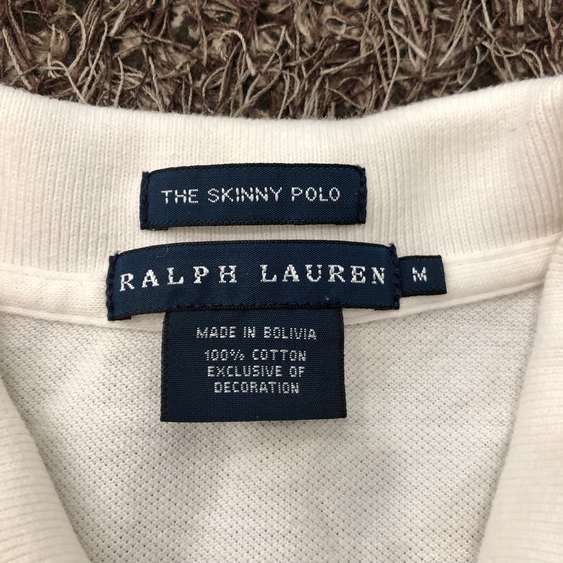 폴로 랄프로렌 화이트 카라 PK 반팔 티셔츠 상품이미지3