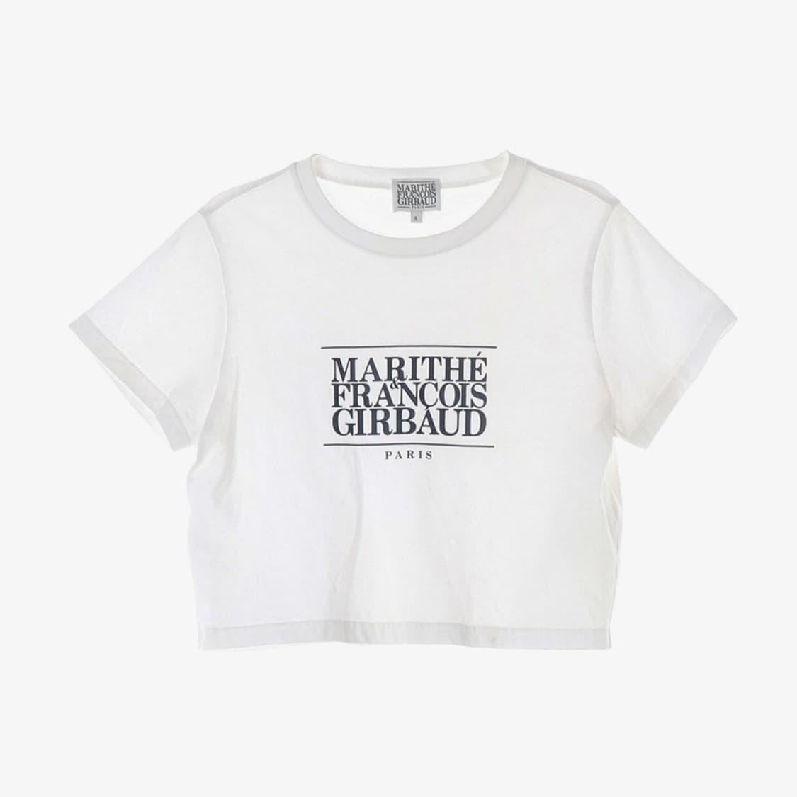 마리떼 프랑소와 저버 클래식 로고 크롭 티셔츠 S 상품이미지1