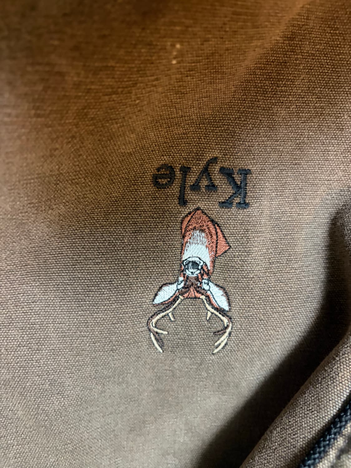 칼하트 데님 워시드 자켓 상품이미지3