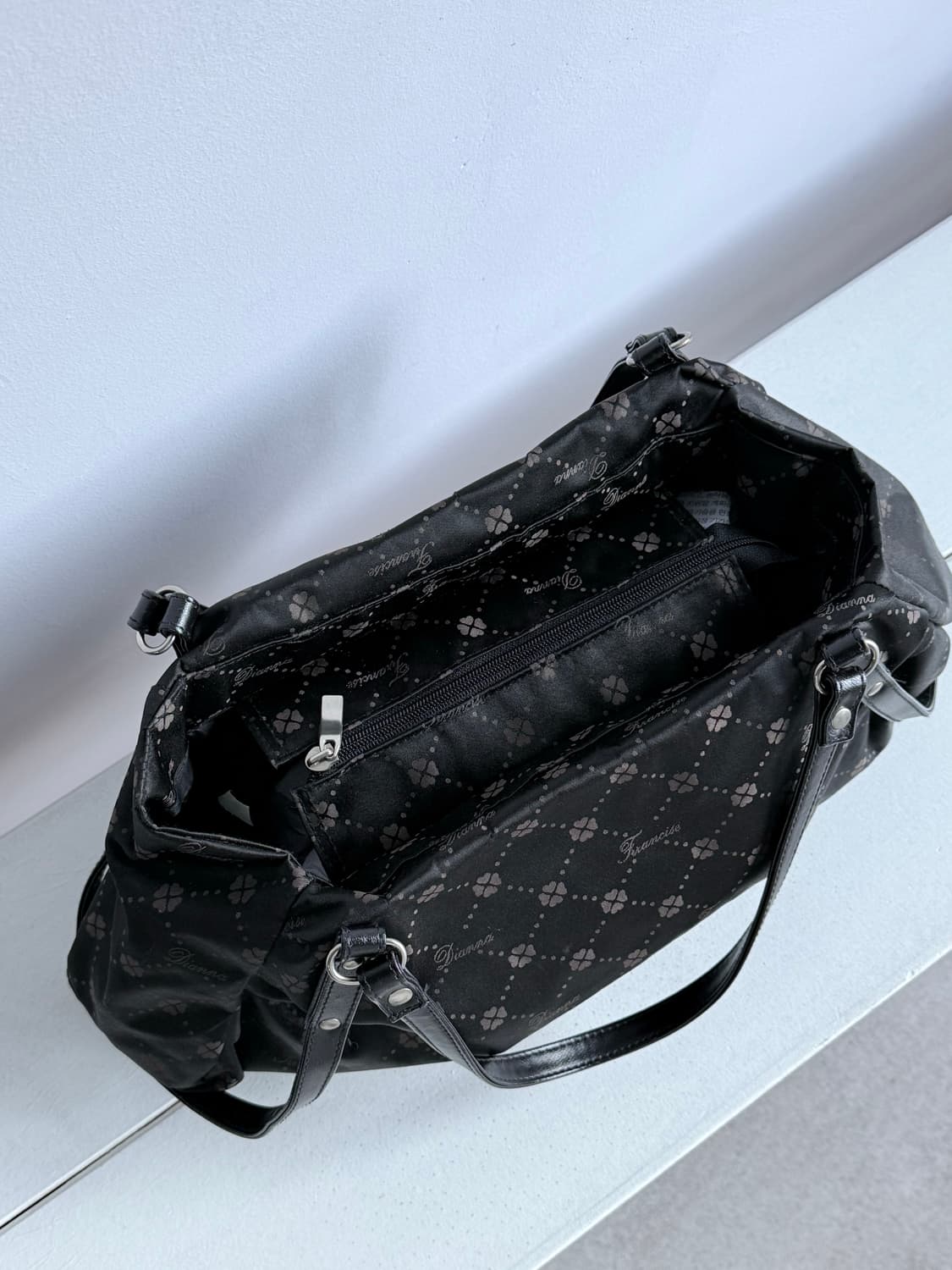 일본빈티지) 클로버 토트 숄더백 상품이미지3