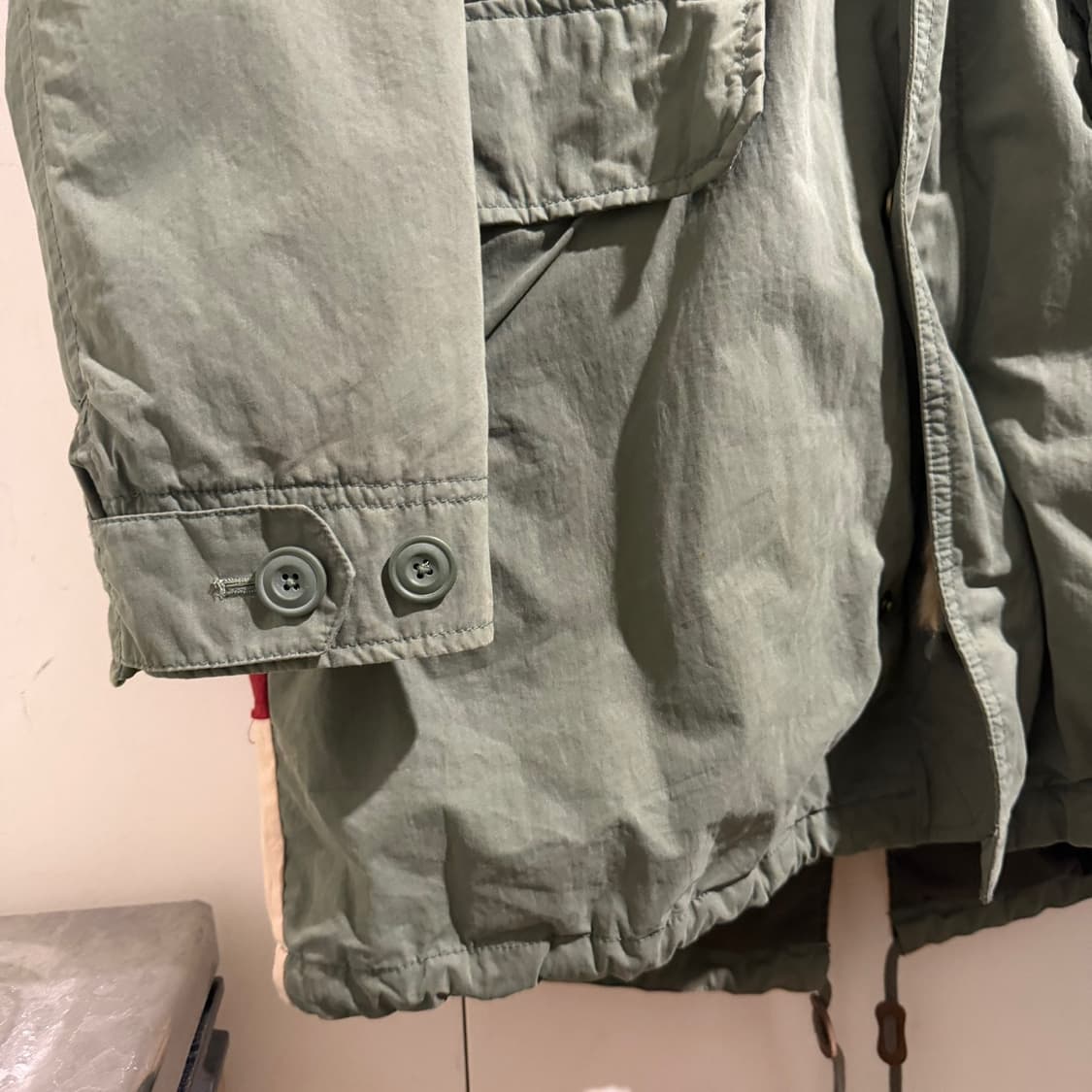 지프 성조기 피쉬테일 밀리터리 야상패딩 파카 상품이미지3