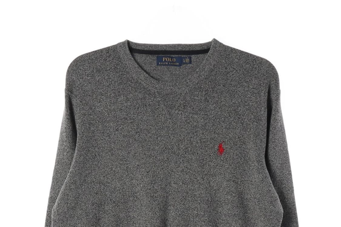 폴로 랄프로렌 자수 로고 코튼 크루넥 니트 L 상품이미지3