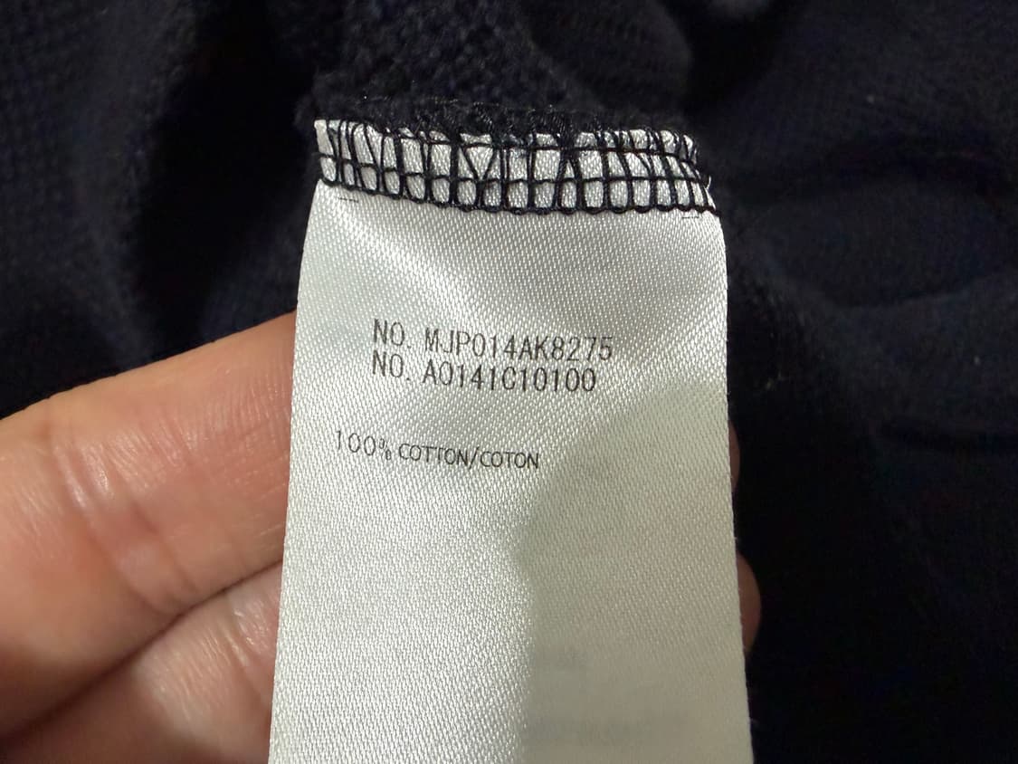 톰브라운 히든삼선 니트 카라 반팔 PK 티셔츠 블랙 1사이즈 (미세하자) 상품이미지9