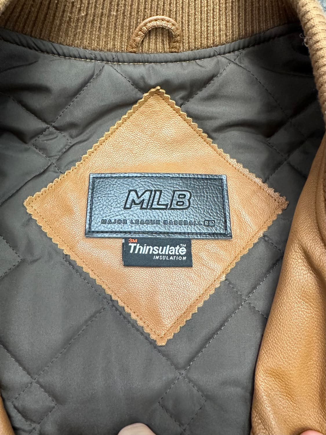 MLB 뉴욕 양키스 가죽 야구 점퍼 M 상품이미지4