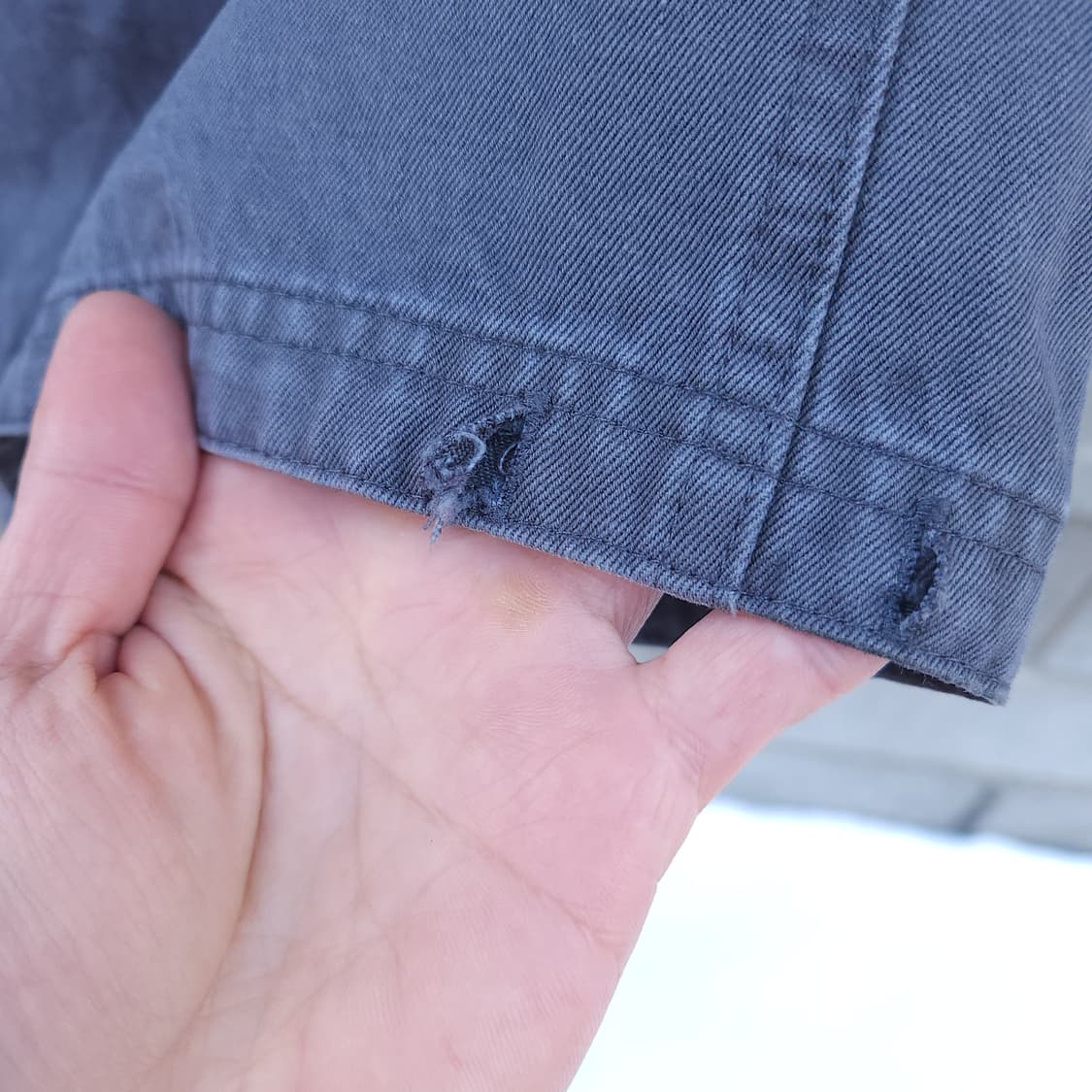 [2] 파프롬왓  파 레이어드 워크 팬츠_차콜 상품이미지8