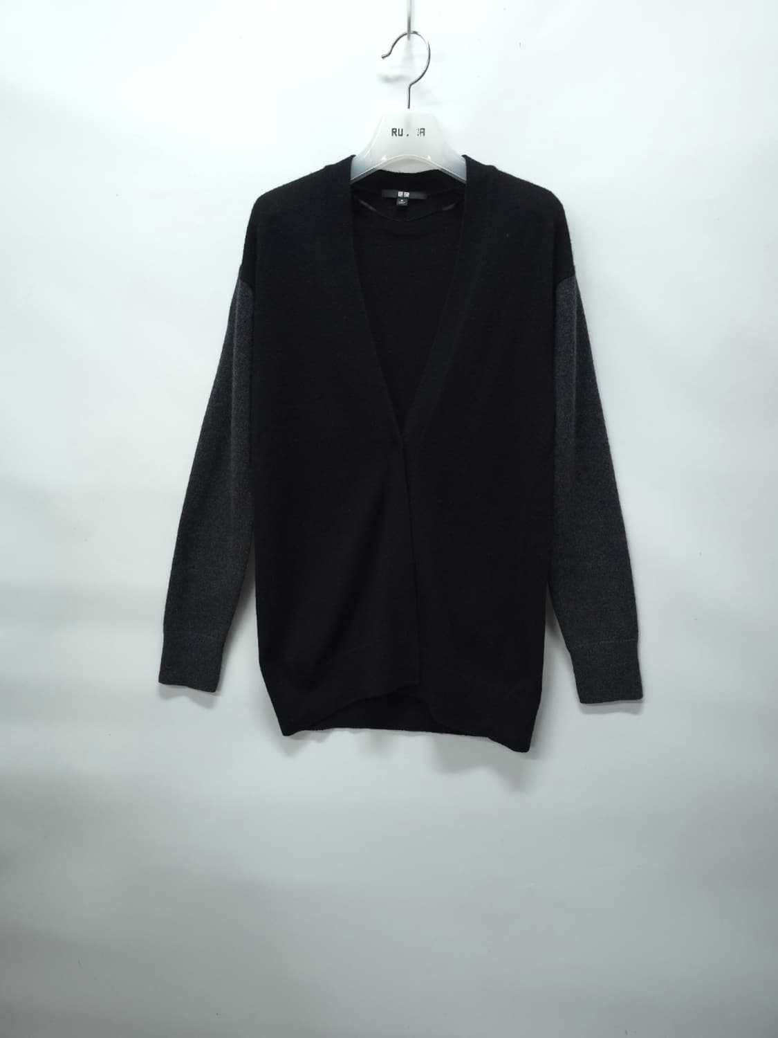 유니클로 캐시미어100% 투톤 브이가디건 (66~66반) 상품이미지2