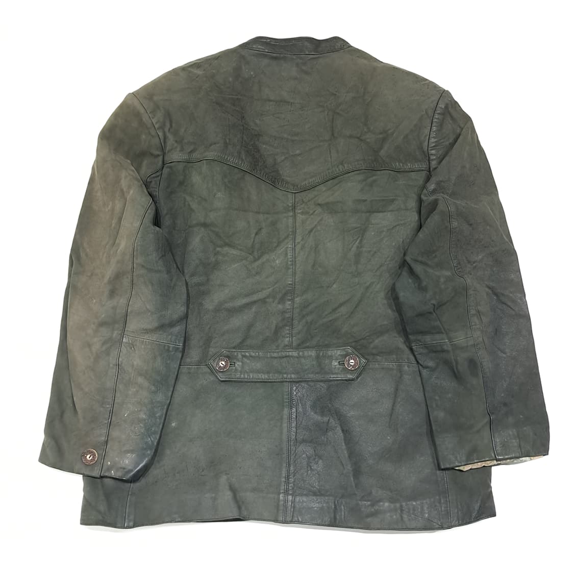 CL331 3XL 그린필드 80s 유럽판 가죽 자수 자켓 아우터 상품이미지8