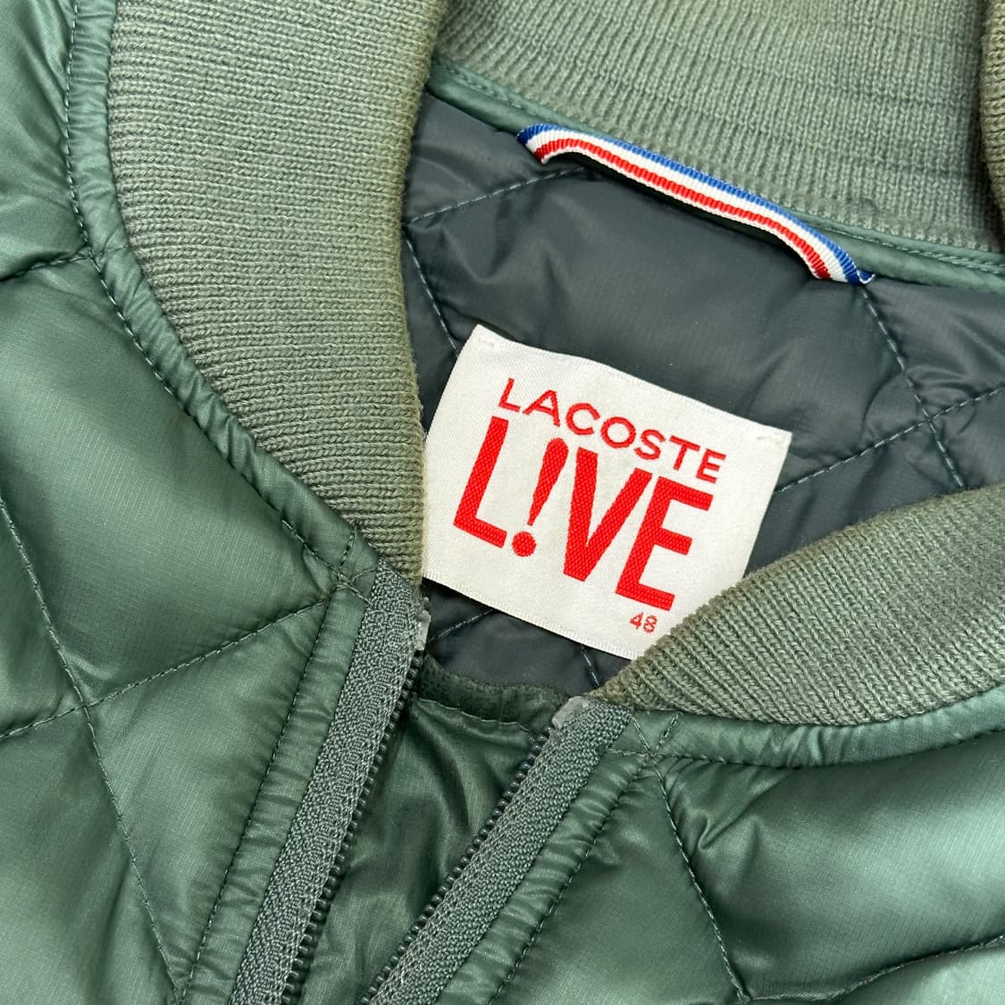 라코스테 카키 항공점퍼 패딩 42(M) 상품이미지7