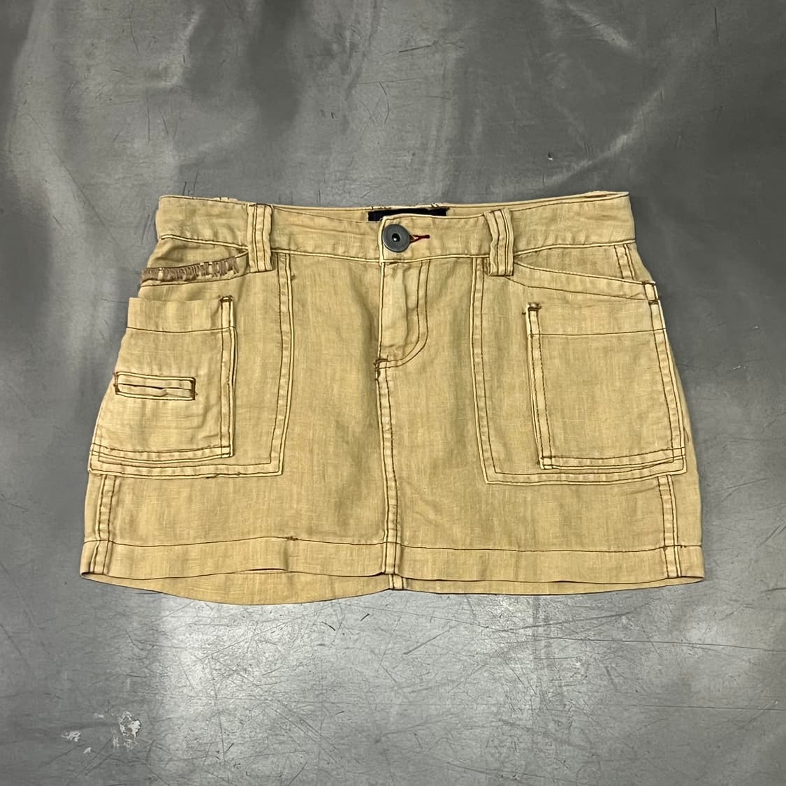  폴로 진스 린넨 미니 스커트 y16116 상품이미지1