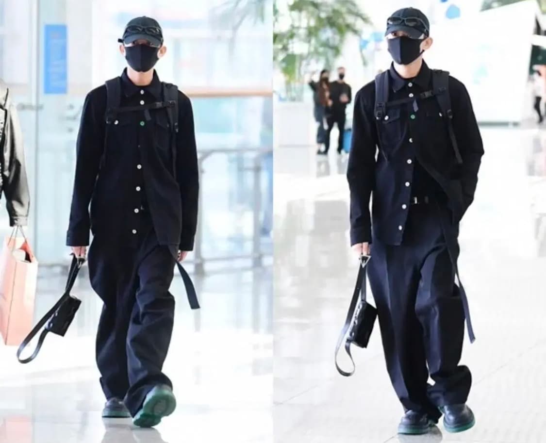 보테가 베네타 블랙 데님셔츠자켓 상품이미지1