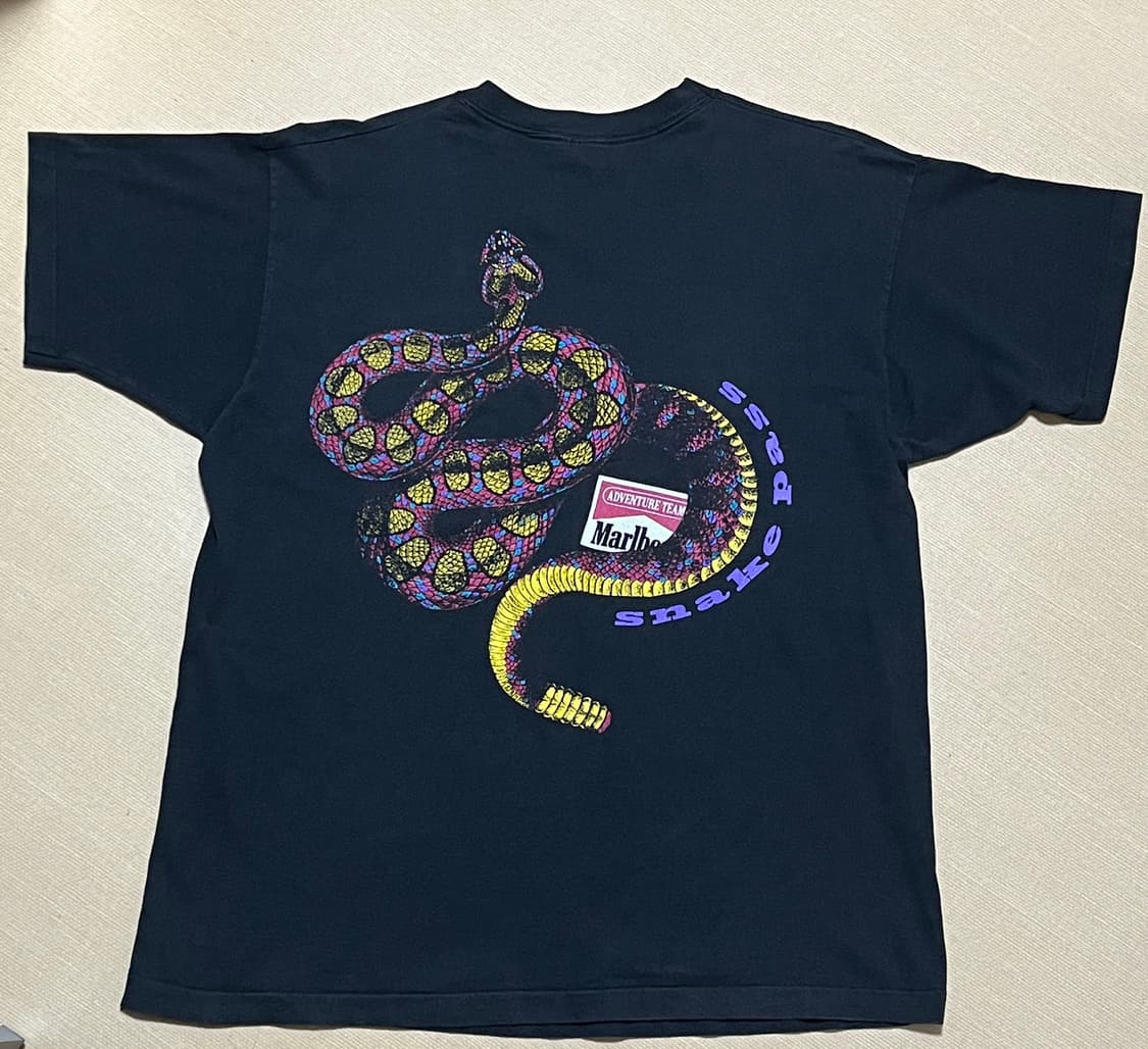 [XL] 90s 말보로 snake pass 티셔츠 상품이미지3