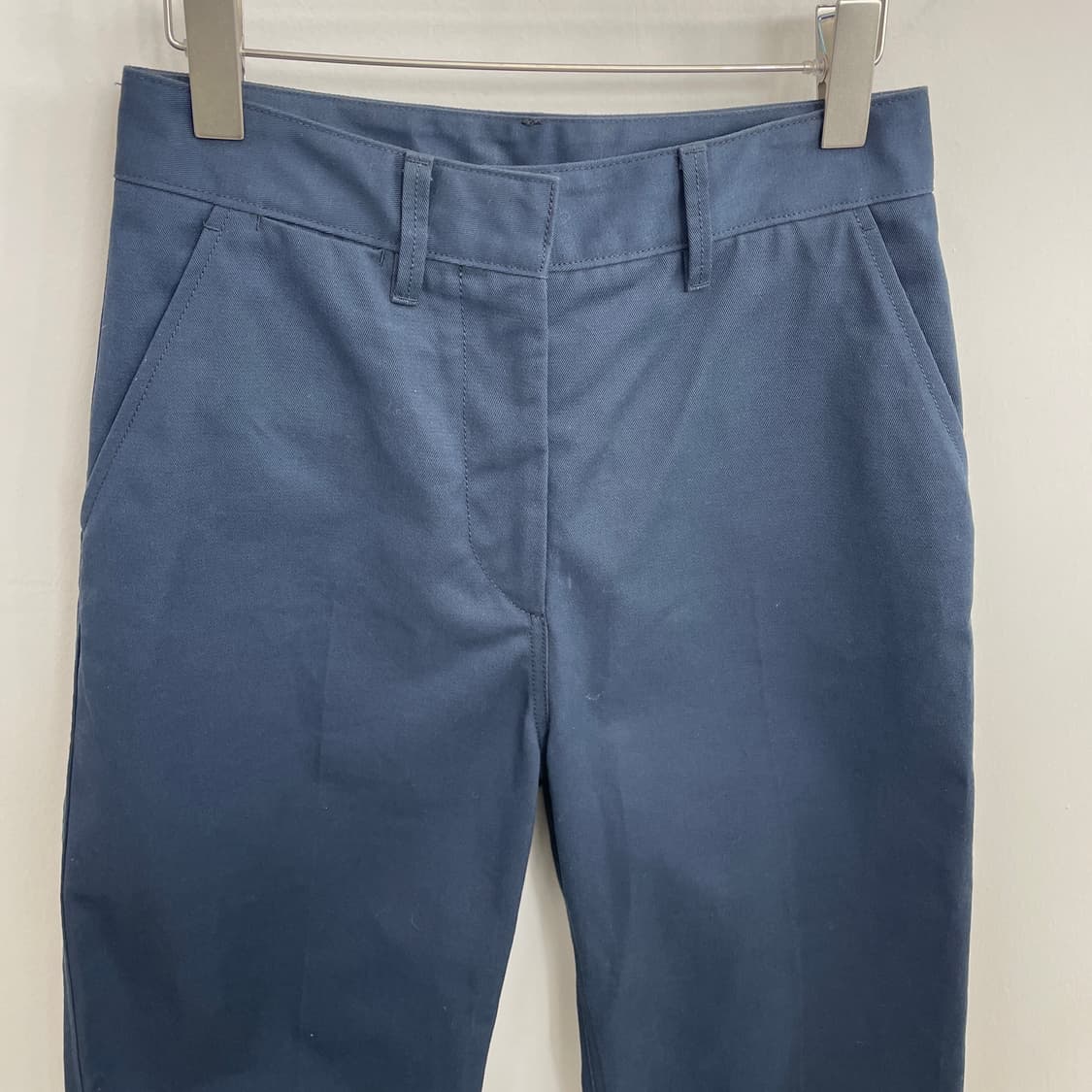 아크네 스튜디오 네이비 롤업 와이드 코튼 팬츠 상품이미지3